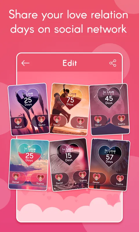 Love Relation Days Calculator | Indus Appstore | Screenshot