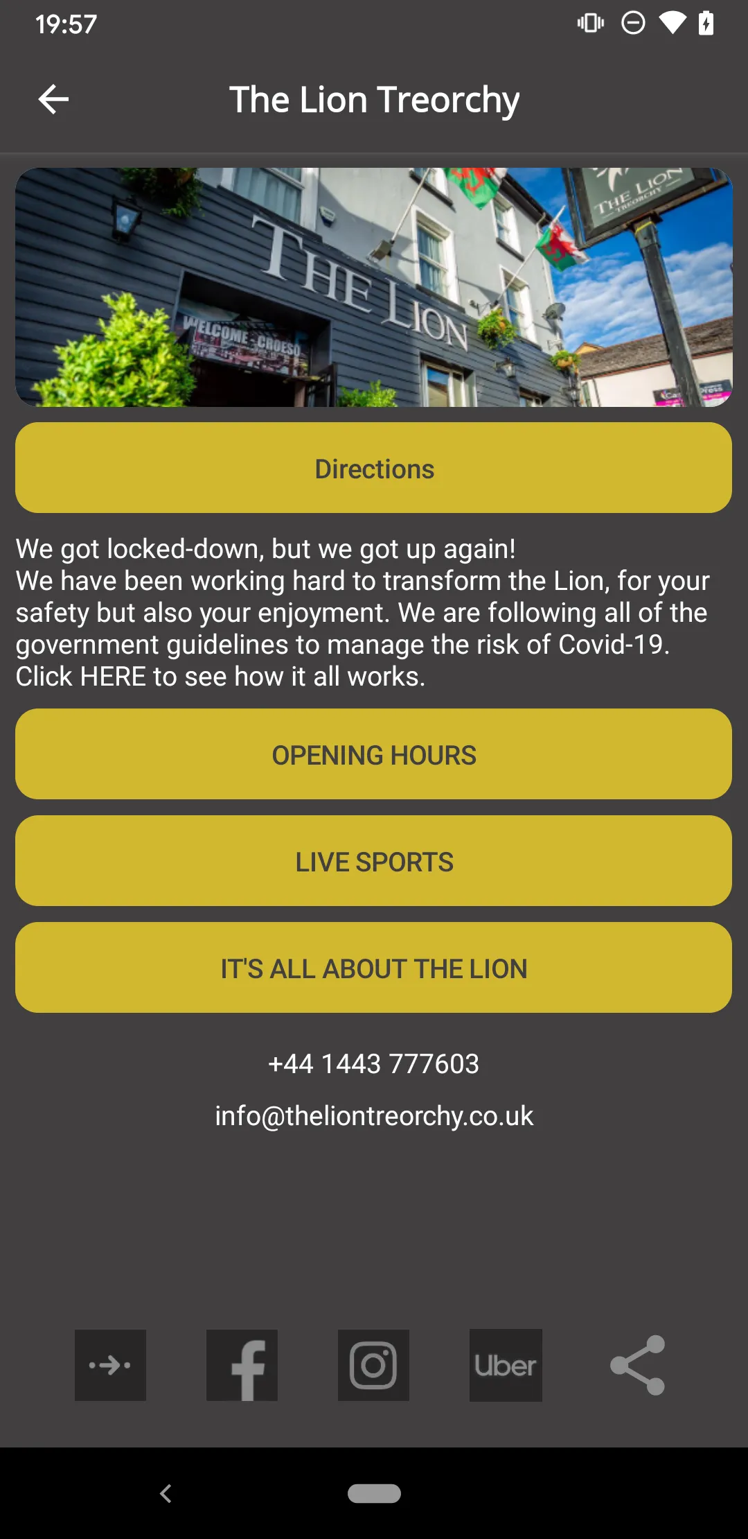 The Lion Treorchy | Indus Appstore | Screenshot