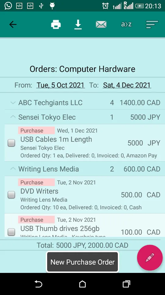 Pocket OrderBook | Indus Appstore | Screenshot