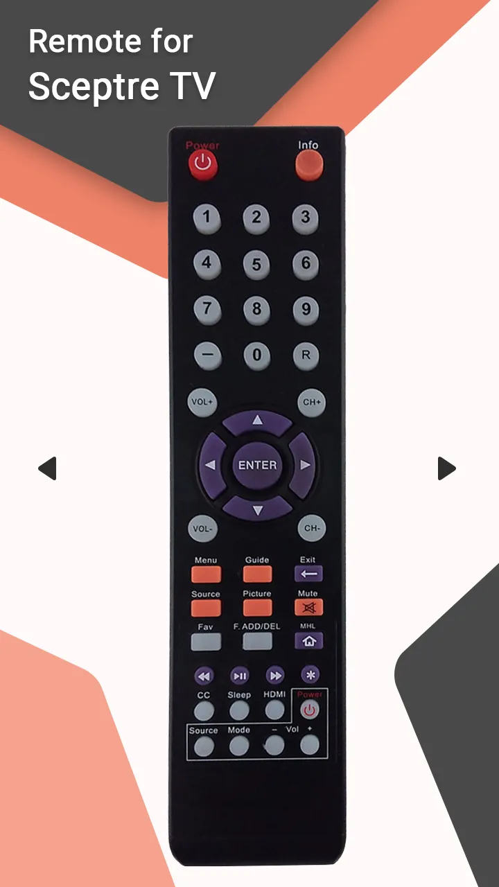 Remote for Sceptre TV | Indus Appstore | Screenshot