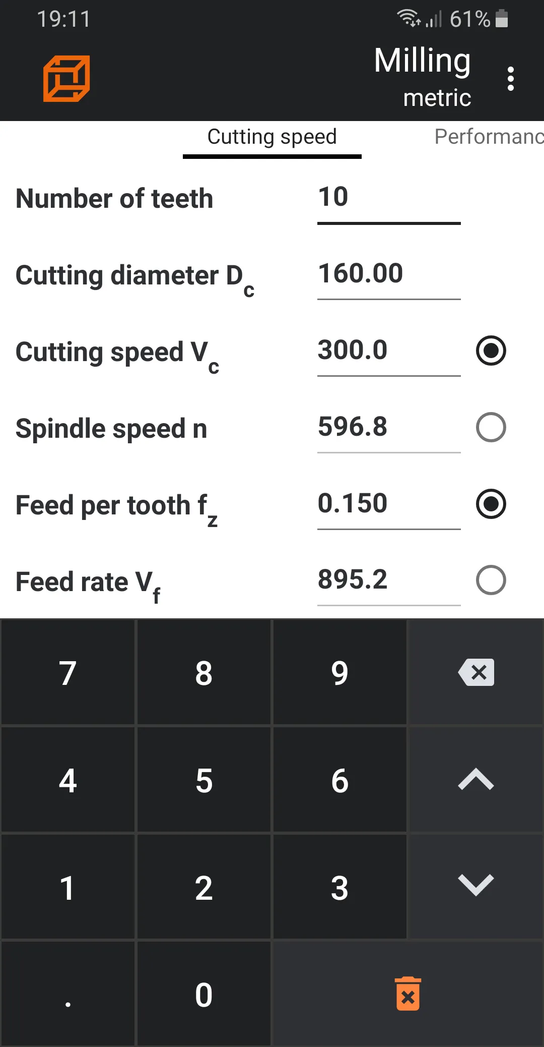 Machining calculator | Indus Appstore | Screenshot