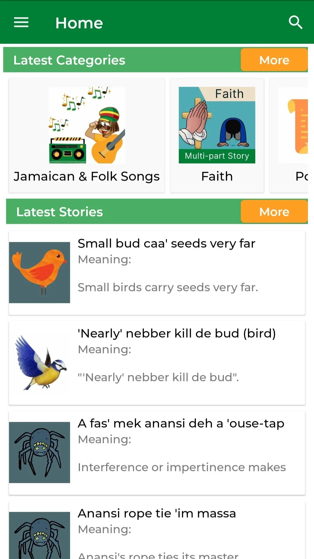 Labrish - Jamaican Stories | Indus Appstore | Screenshot