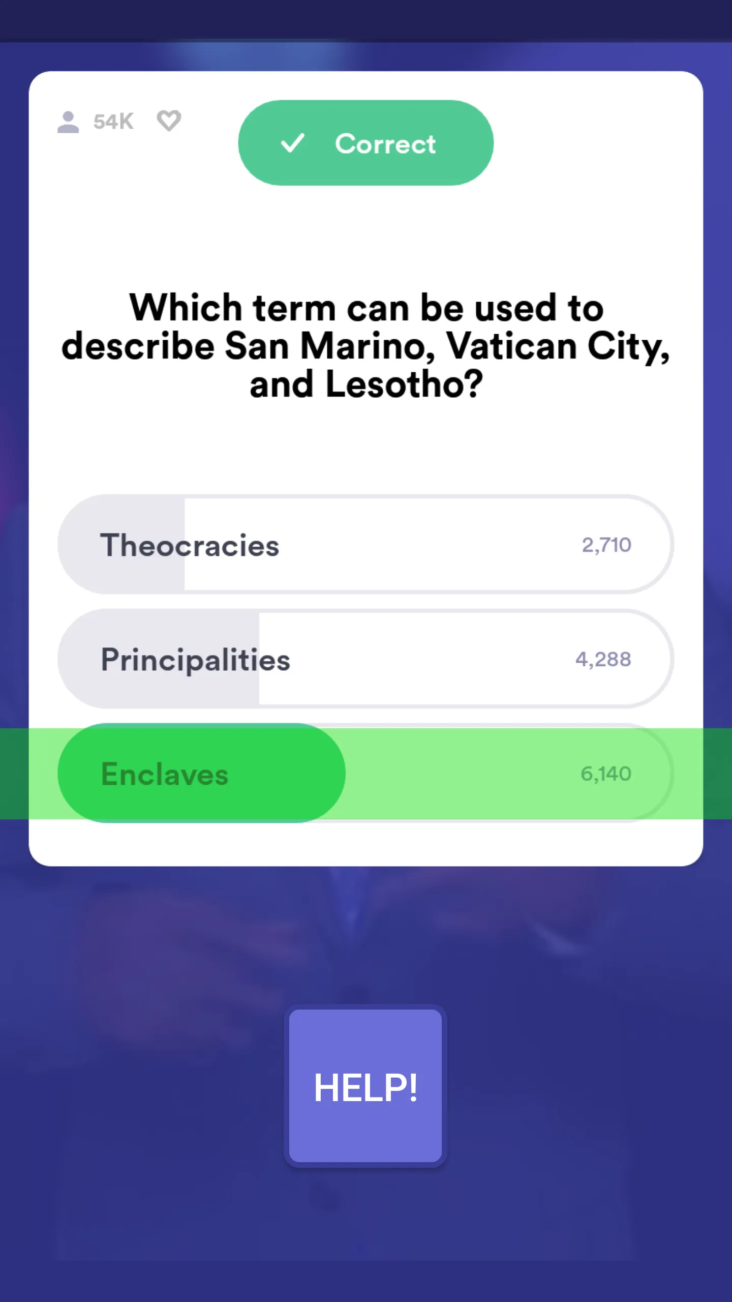 HQ Trivia Helper | Indus Appstore | Screenshot