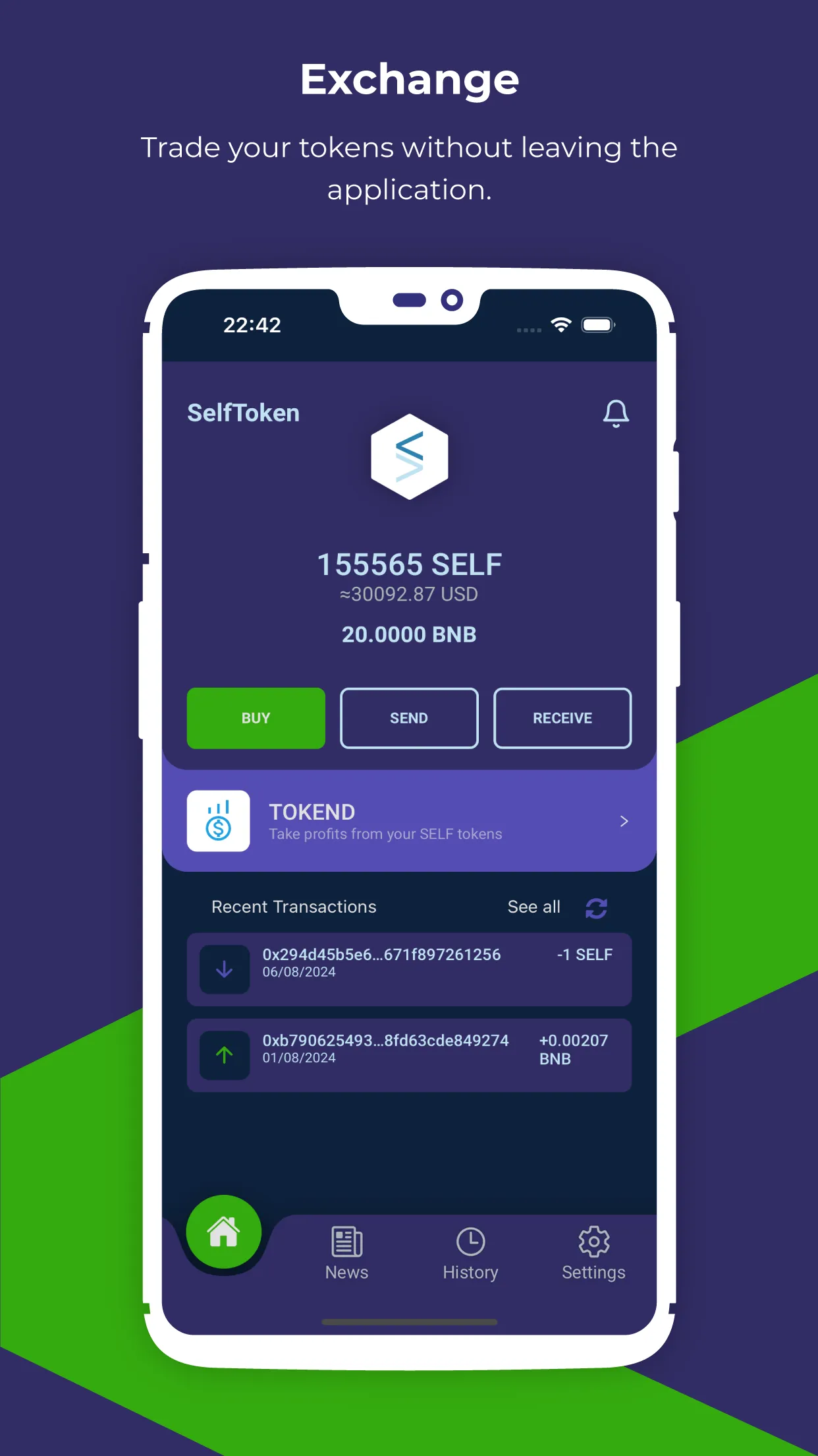 SelfWallet | Indus Appstore | Screenshot