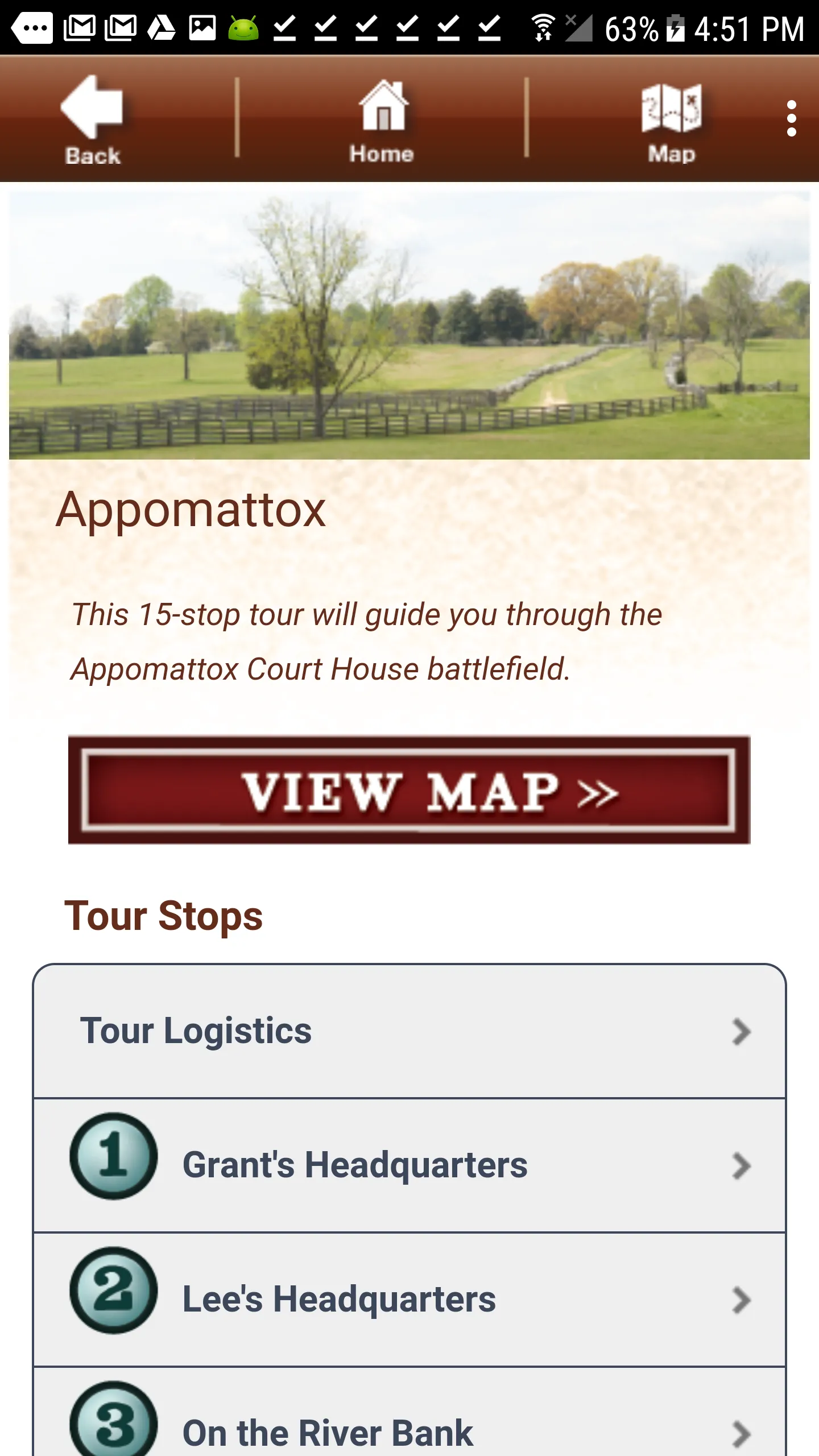 Appomattox Battle App | Indus Appstore | Screenshot