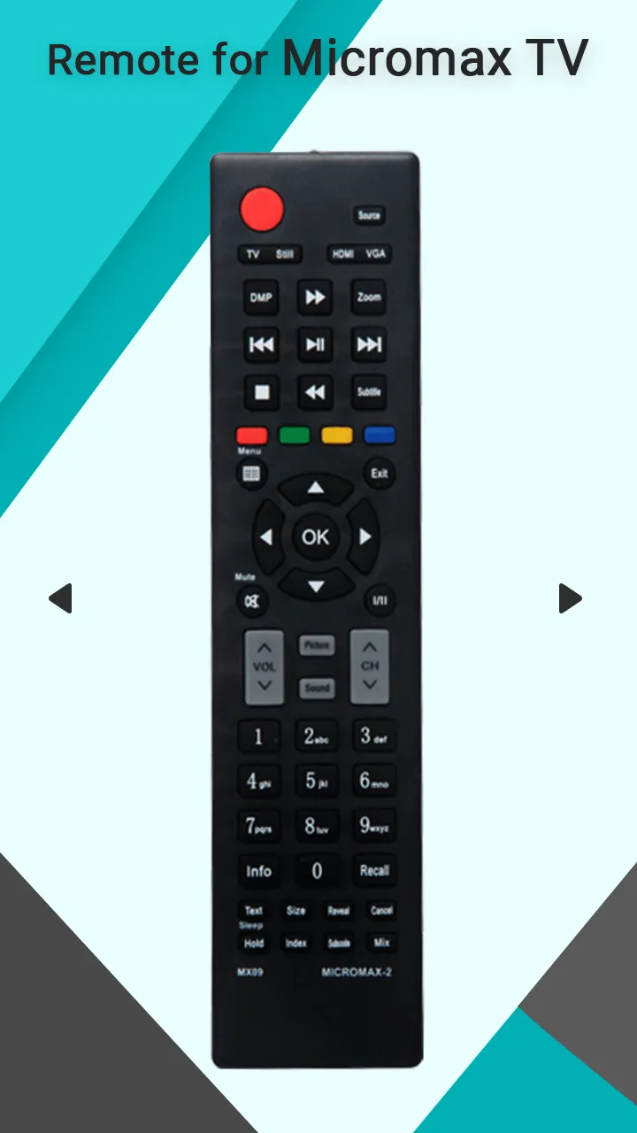 Remote for Micromax TV | Indus Appstore | Screenshot