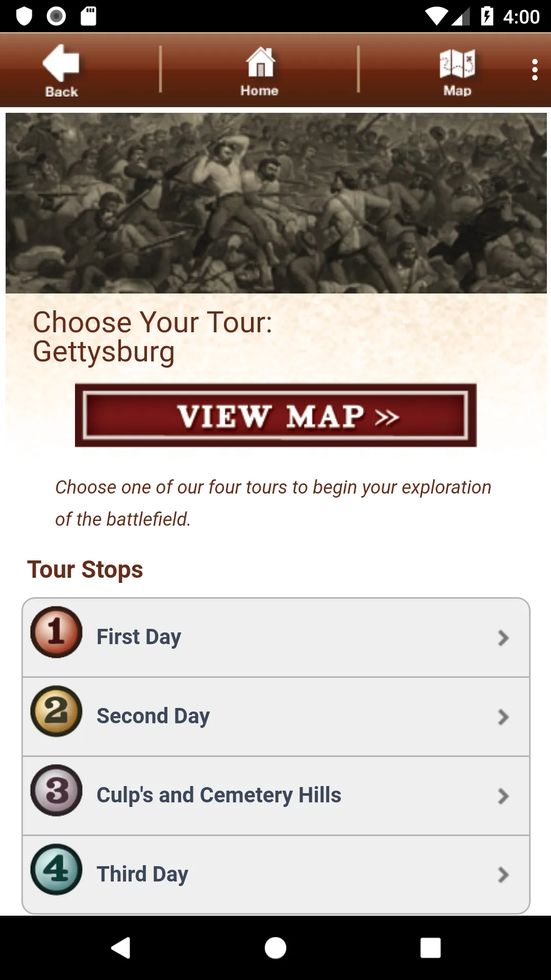 Gettysburg Battle App | Indus Appstore | Screenshot