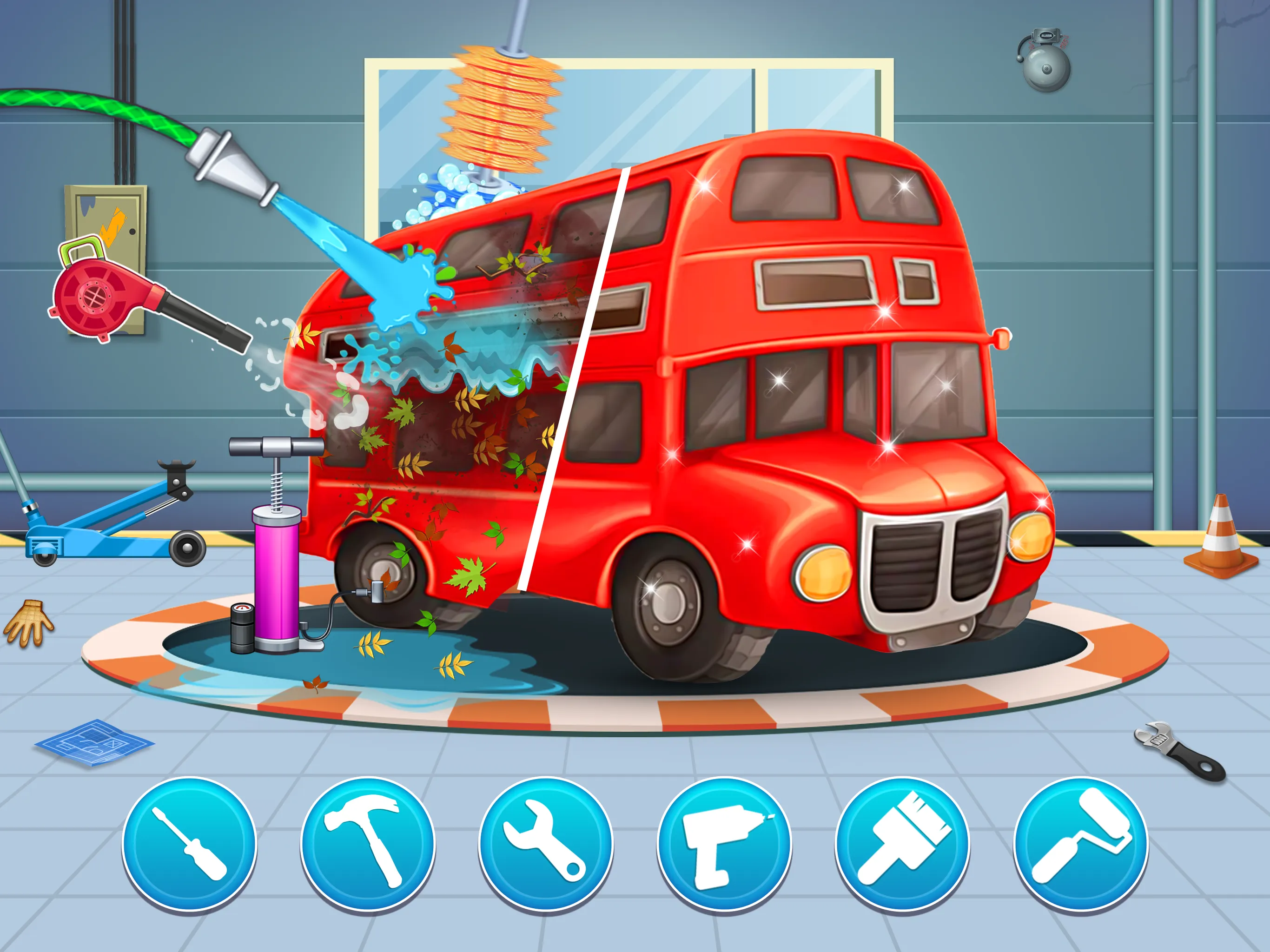 Baby Car Wash Garage Games | Indus Appstore | Screenshot