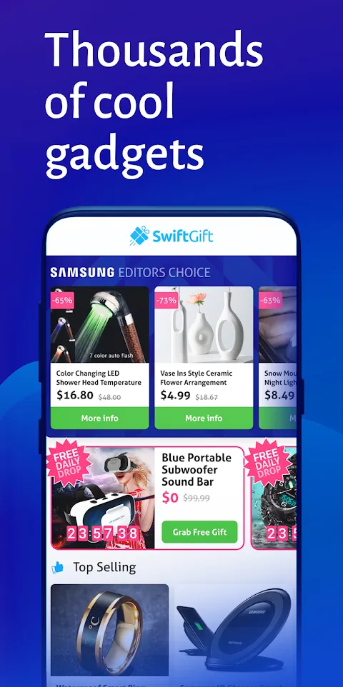 SwiftGift: 90% Discounted Tech | Indus Appstore | Screenshot