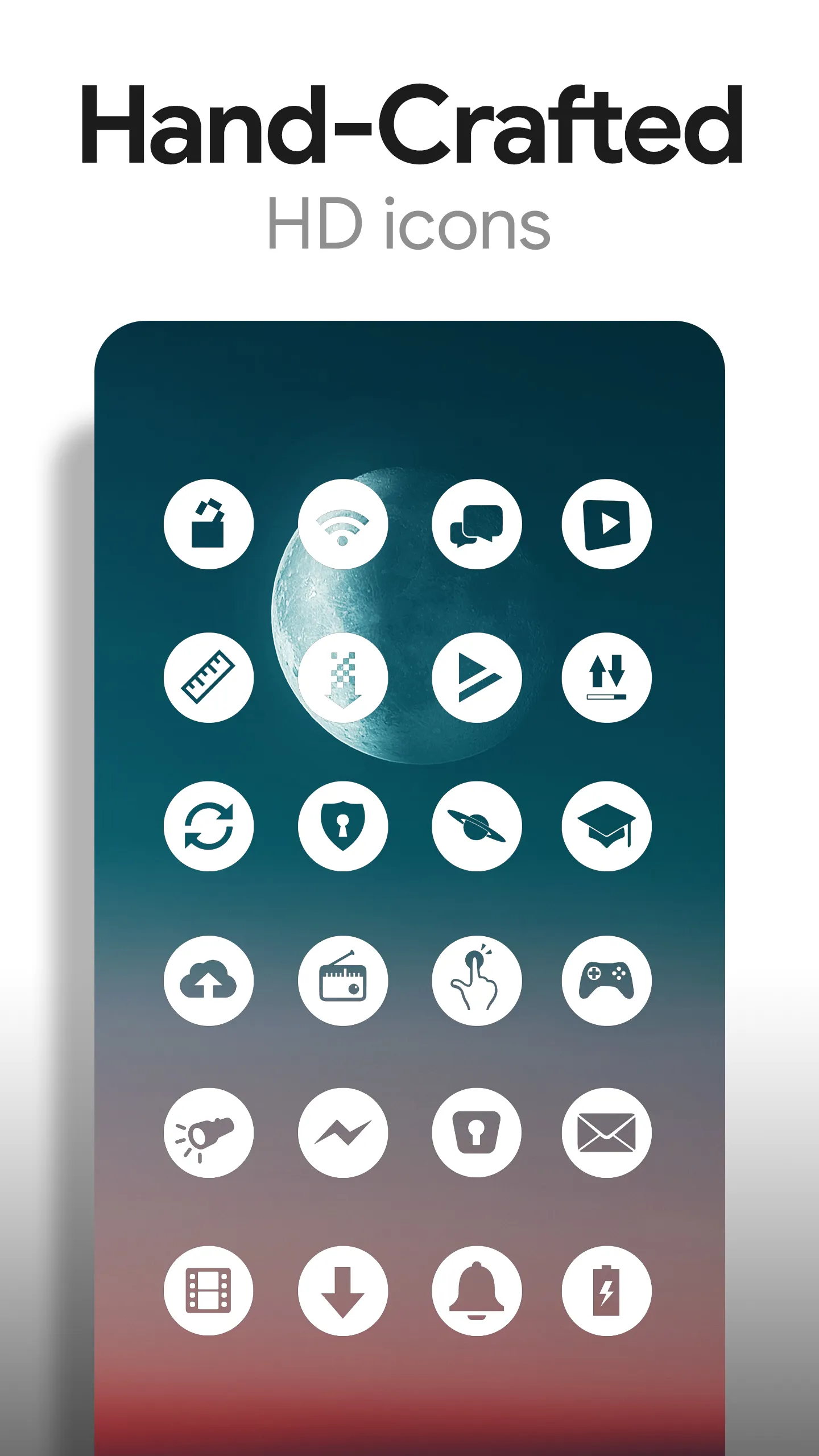 Light Void - Flat White Icons | Indus Appstore | Screenshot