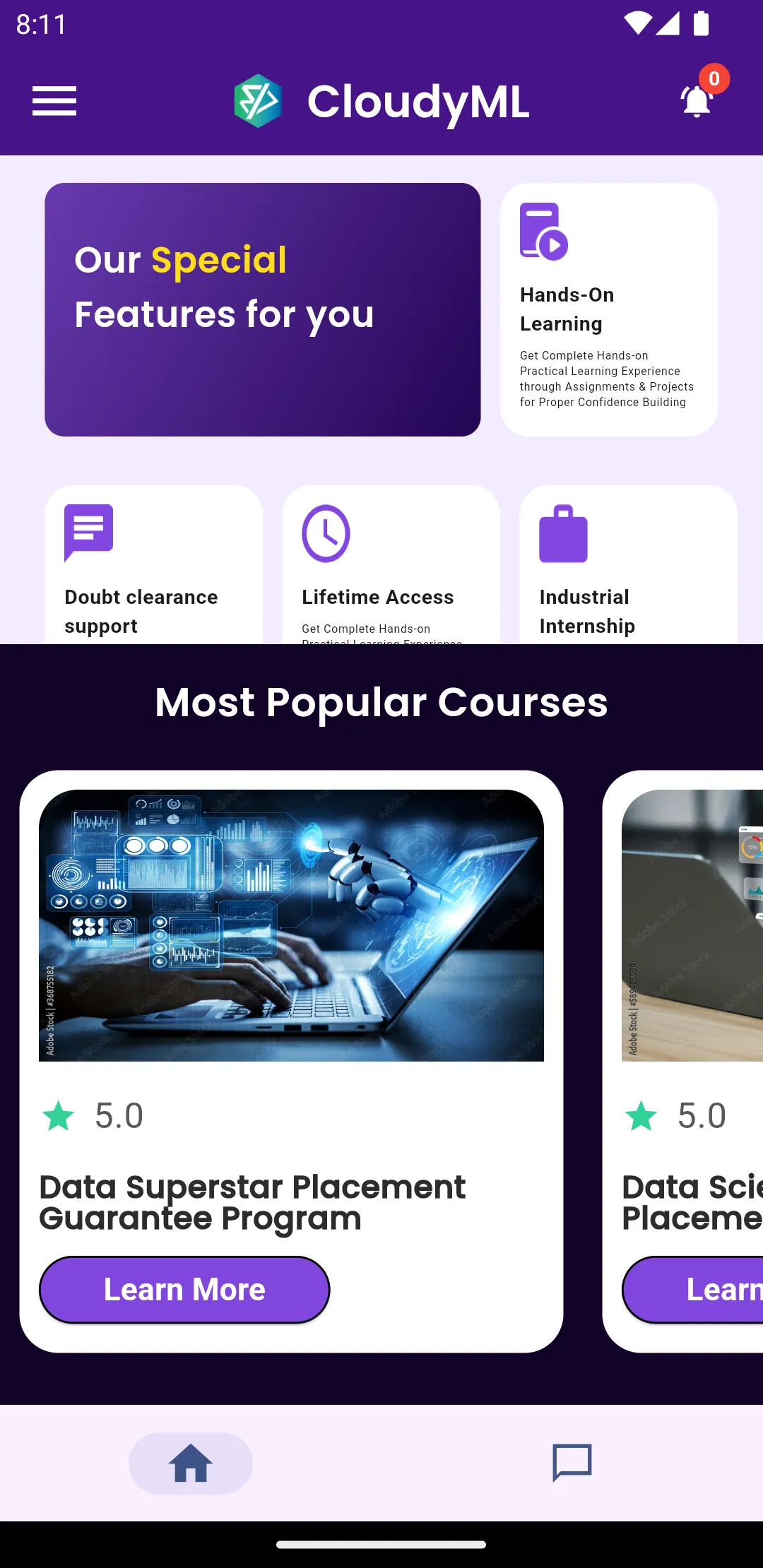 CloudyML- Data Science Courses | Indus Appstore | Screenshot