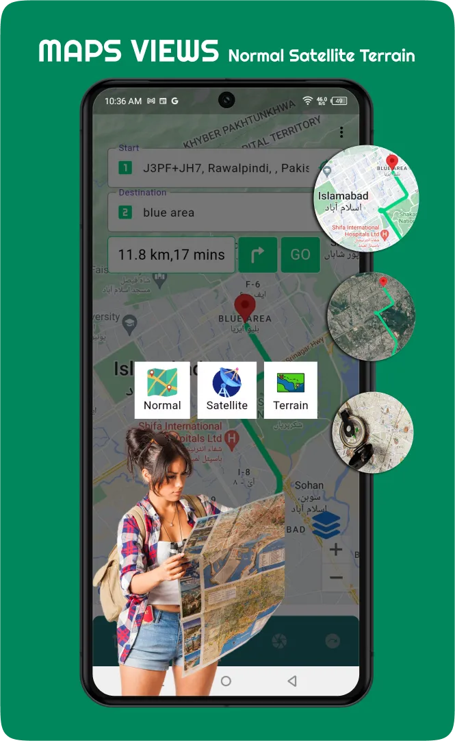 Live MAPS & GPS Navigation | Indus Appstore | Screenshot