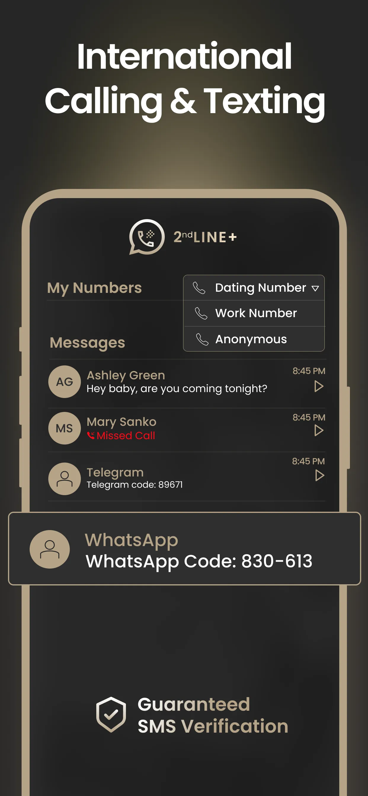 2nd Line+ Phone Number & eSIM | Indus Appstore | Screenshot