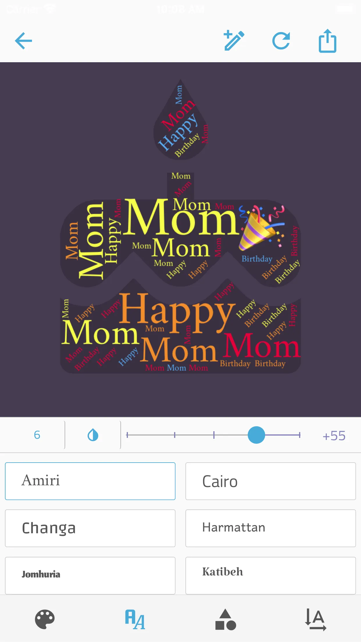 Reesha - Word Cloud Generator | Indus Appstore | Screenshot