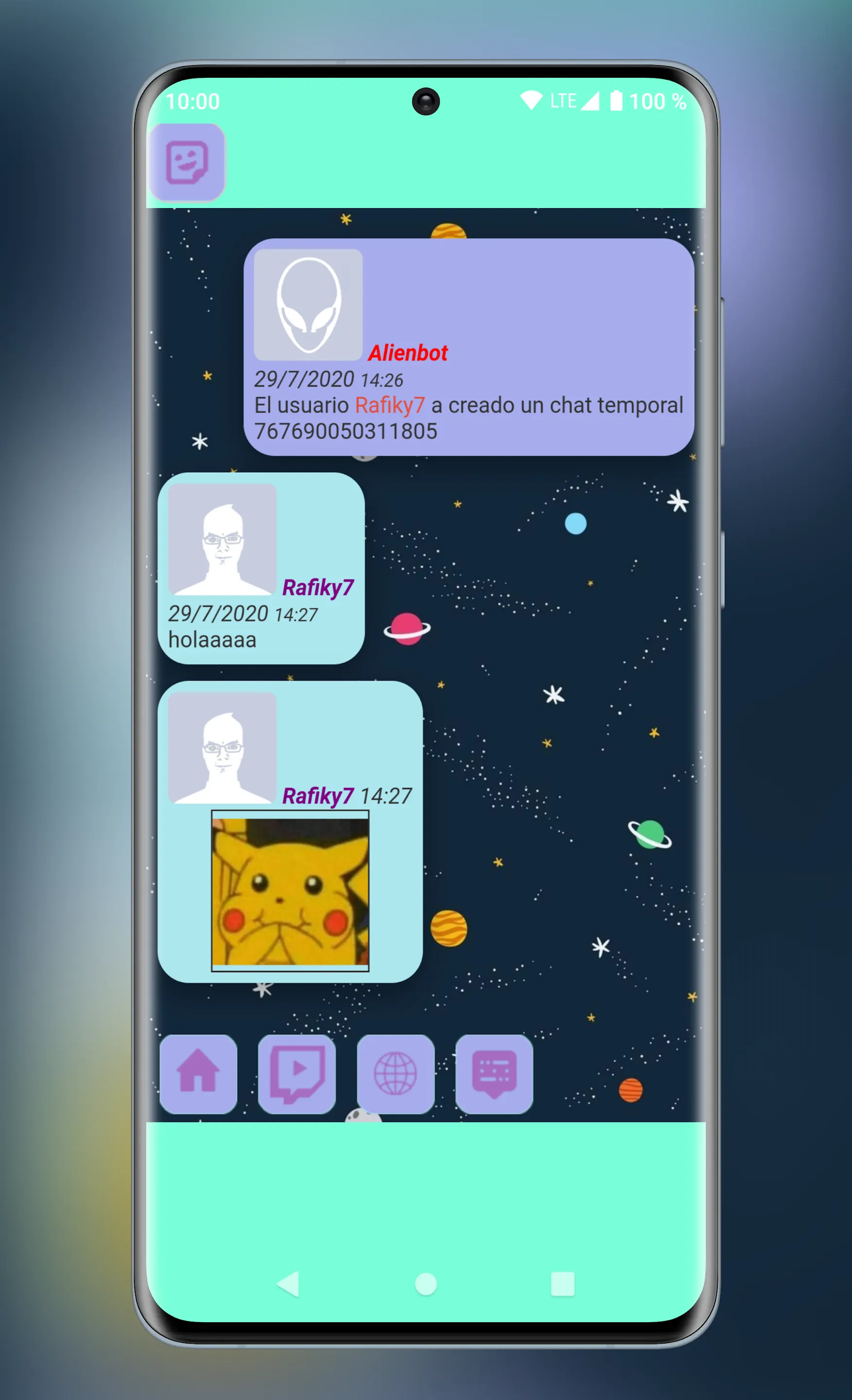 AlienChat (Descontinuado) | Indus Appstore | Screenshot