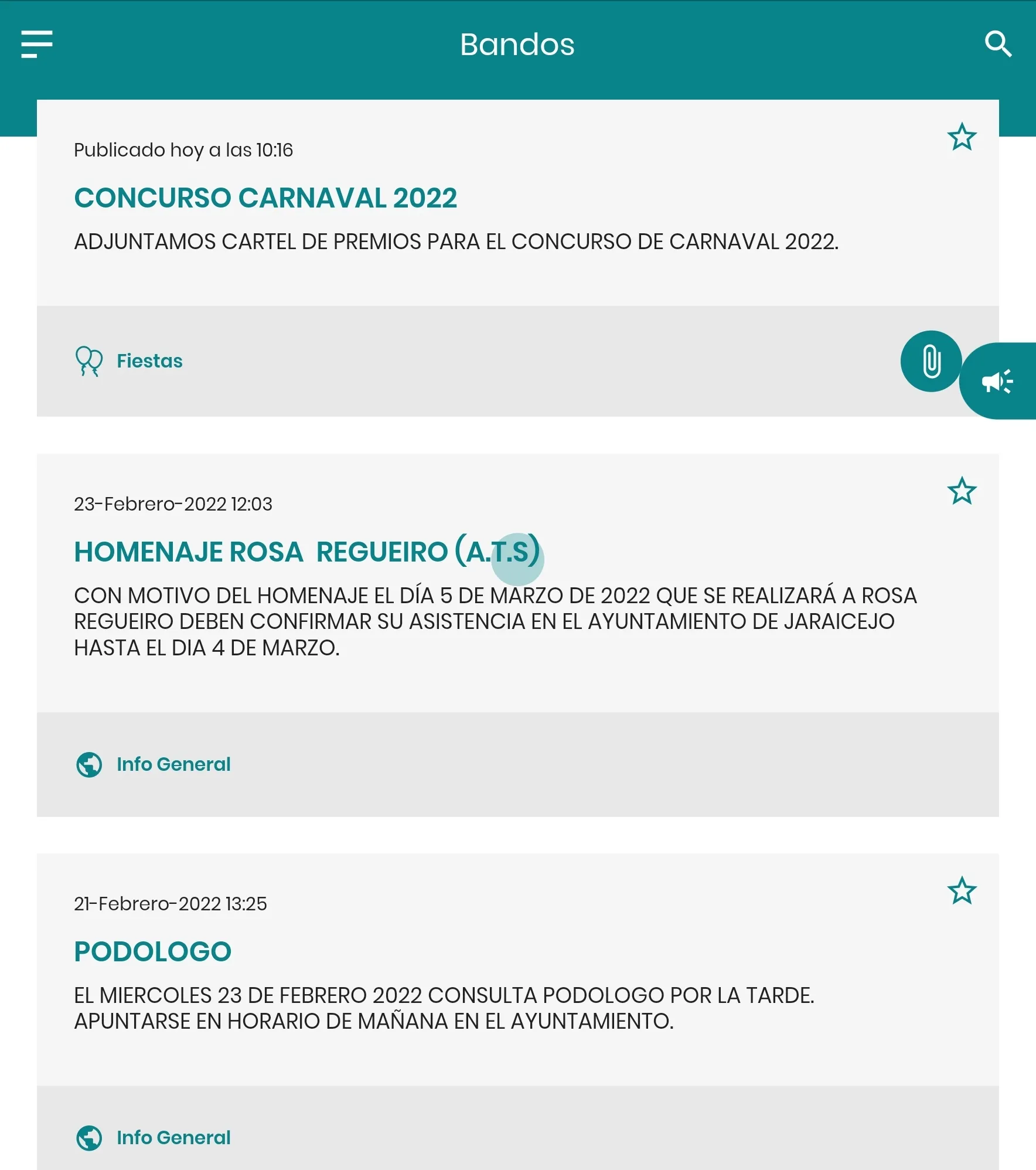 Jaraicejo Informa | Indus Appstore | Screenshot