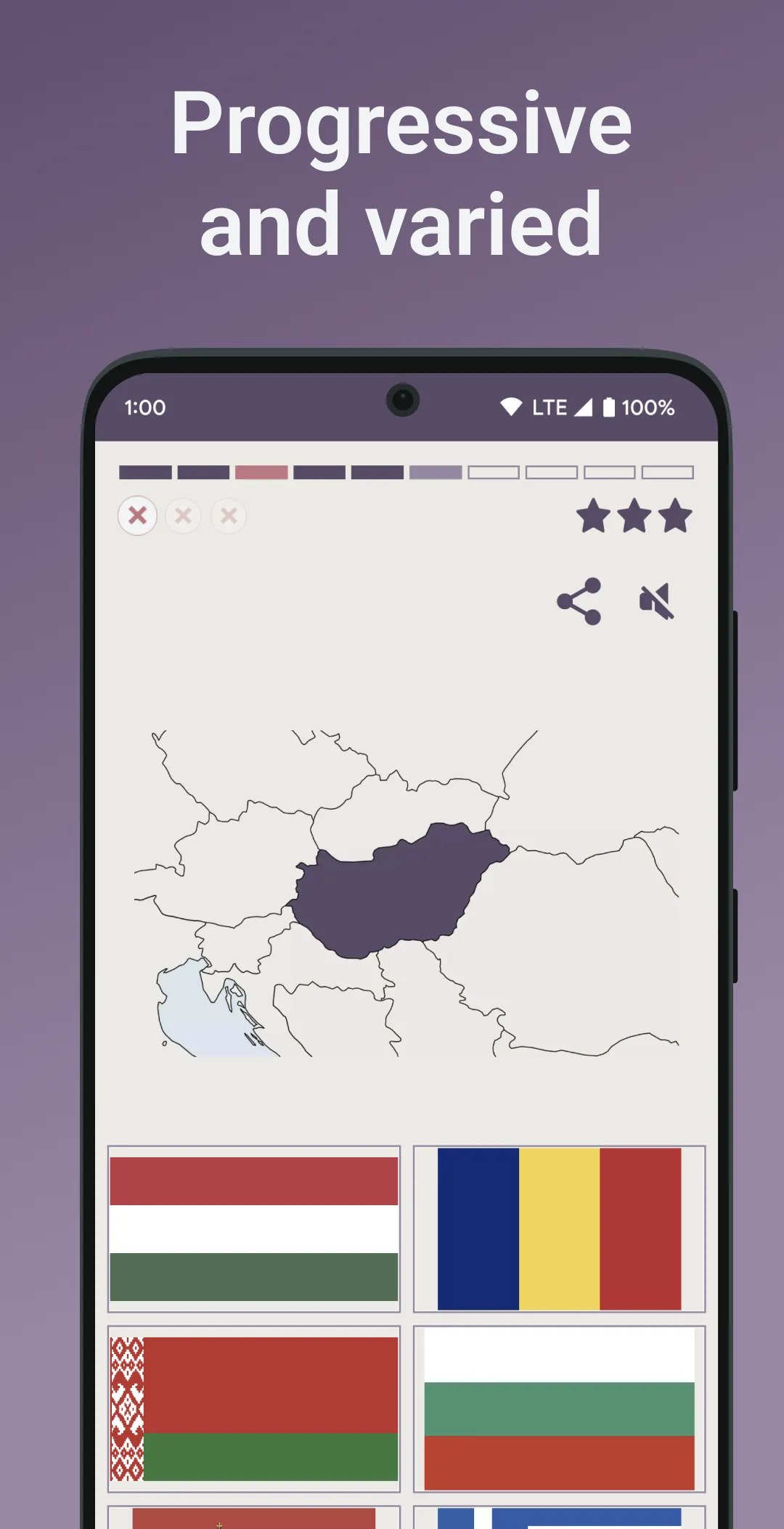 Quiz | Countries and Flags | Indus Appstore | Screenshot