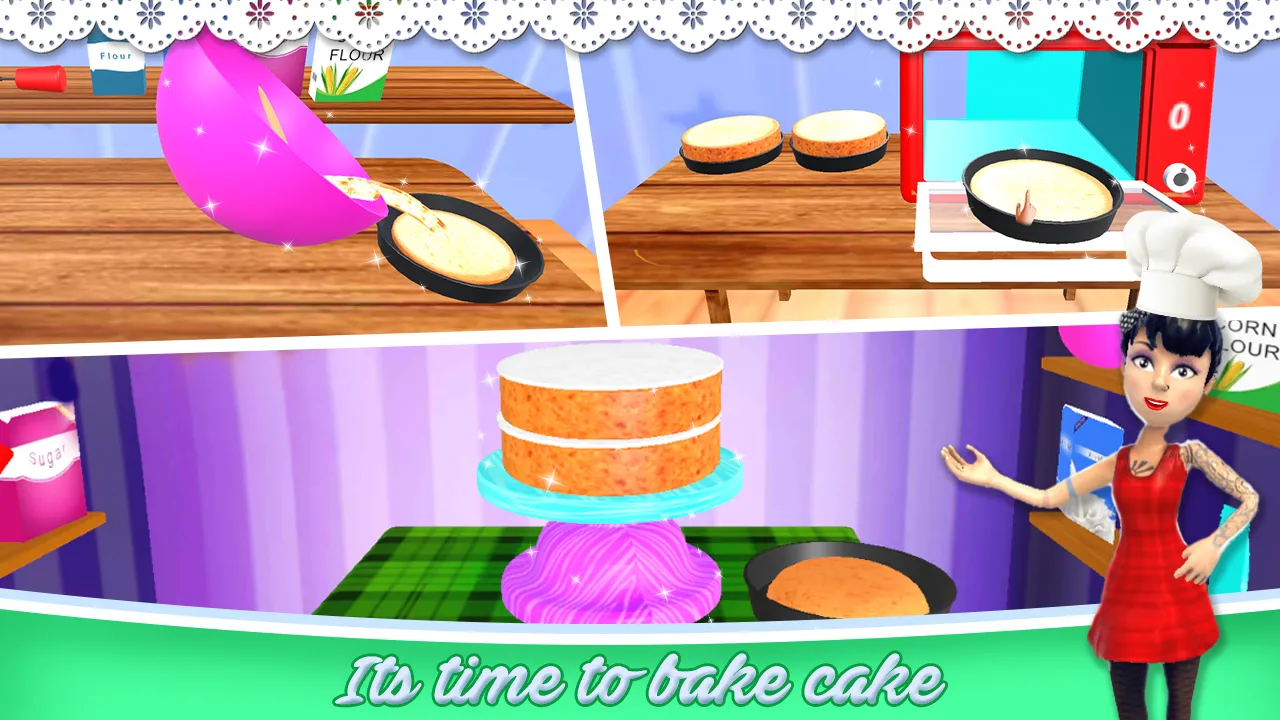 Cake it-Cake Games-Girls Games | Indus Appstore | Screenshot