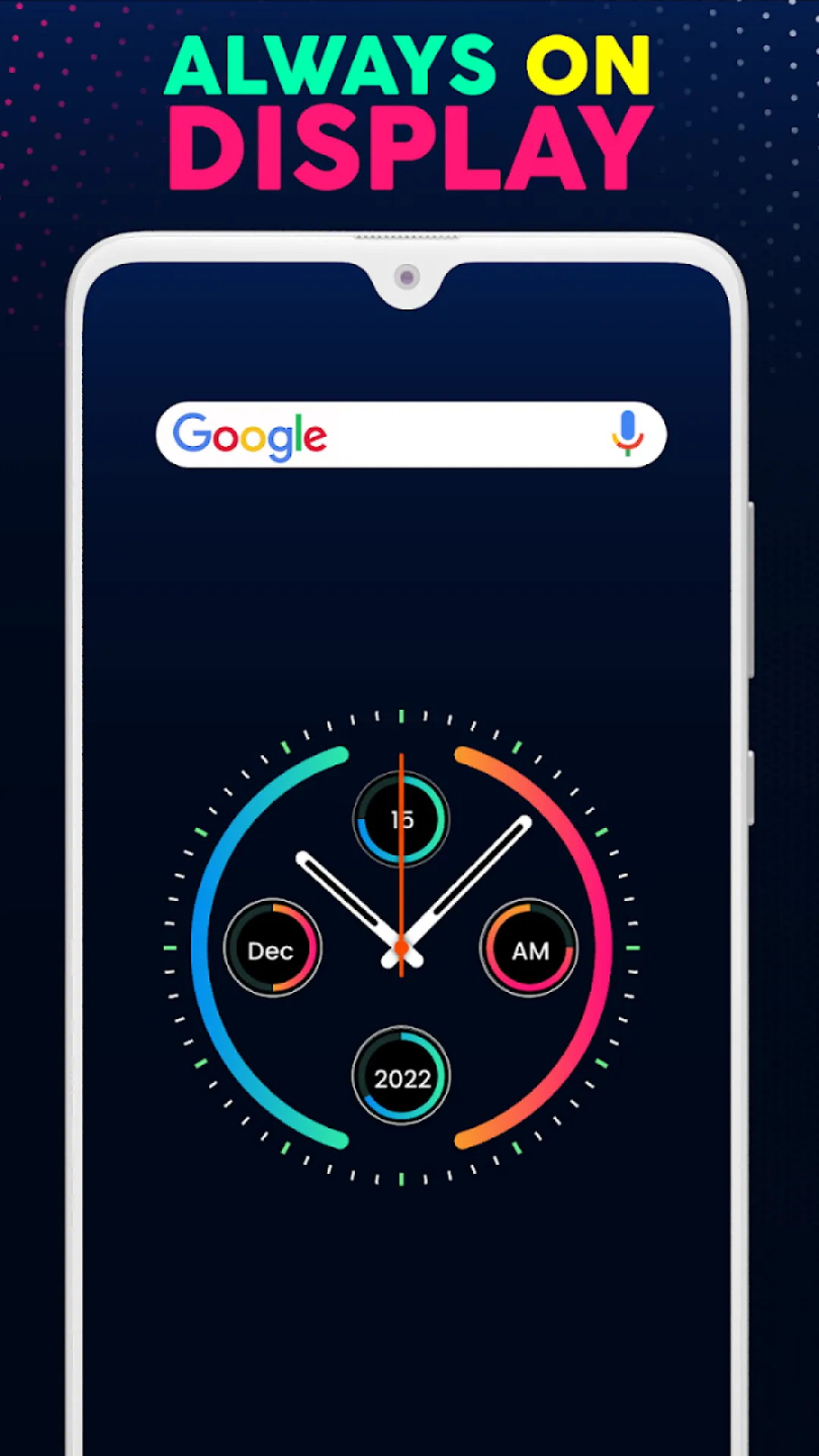 Nightstand Clock - Always ON | Indus Appstore | Screenshot