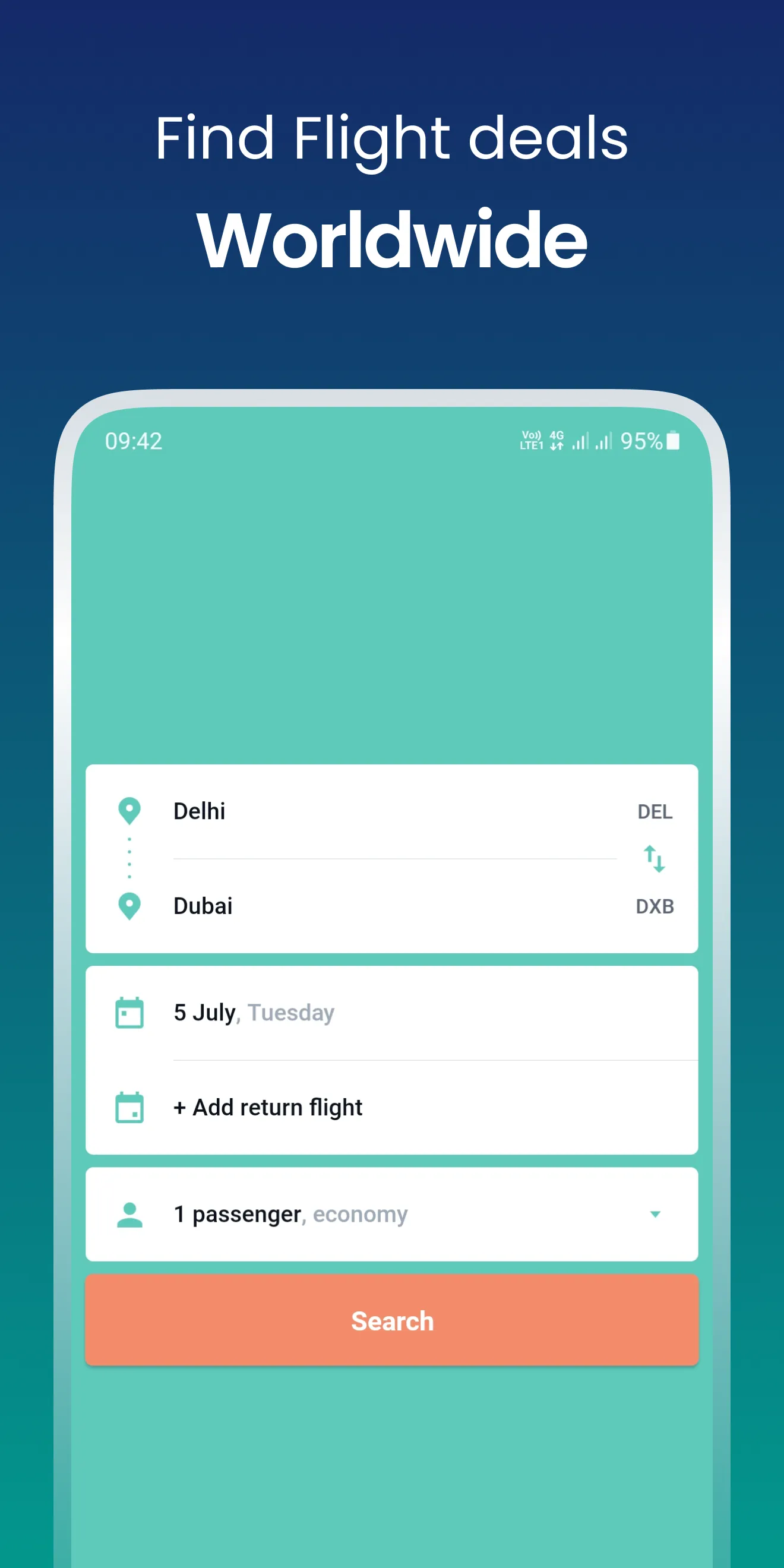 Cheap Flights | Indus Appstore | Screenshot