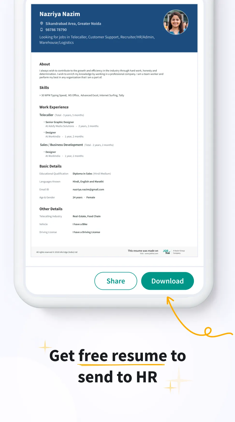 Job Hai - Search Job, Vacancy | Indus Appstore | Screenshot