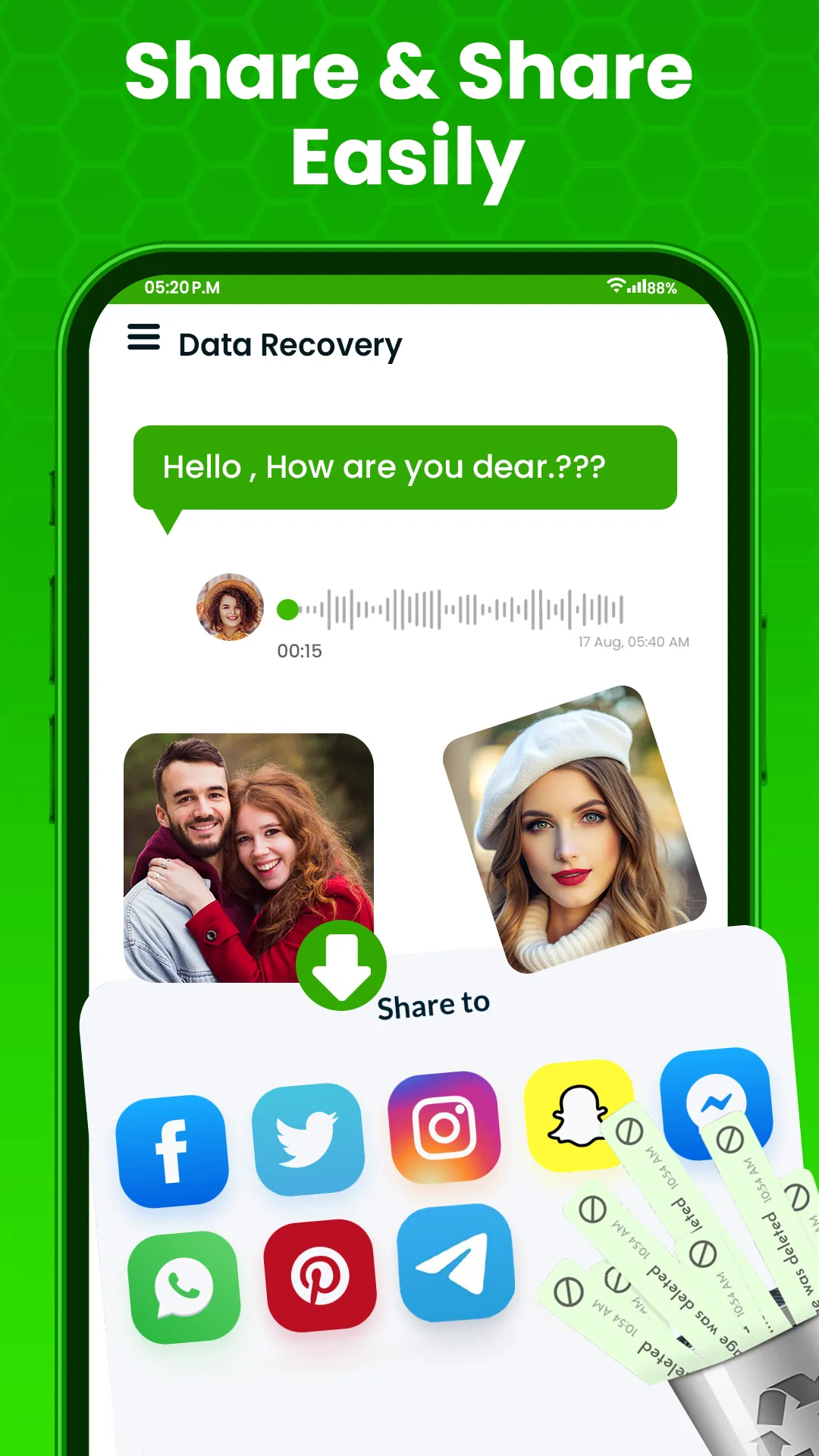 WARM Recover Deleted Messages | Indus Appstore | Screenshot