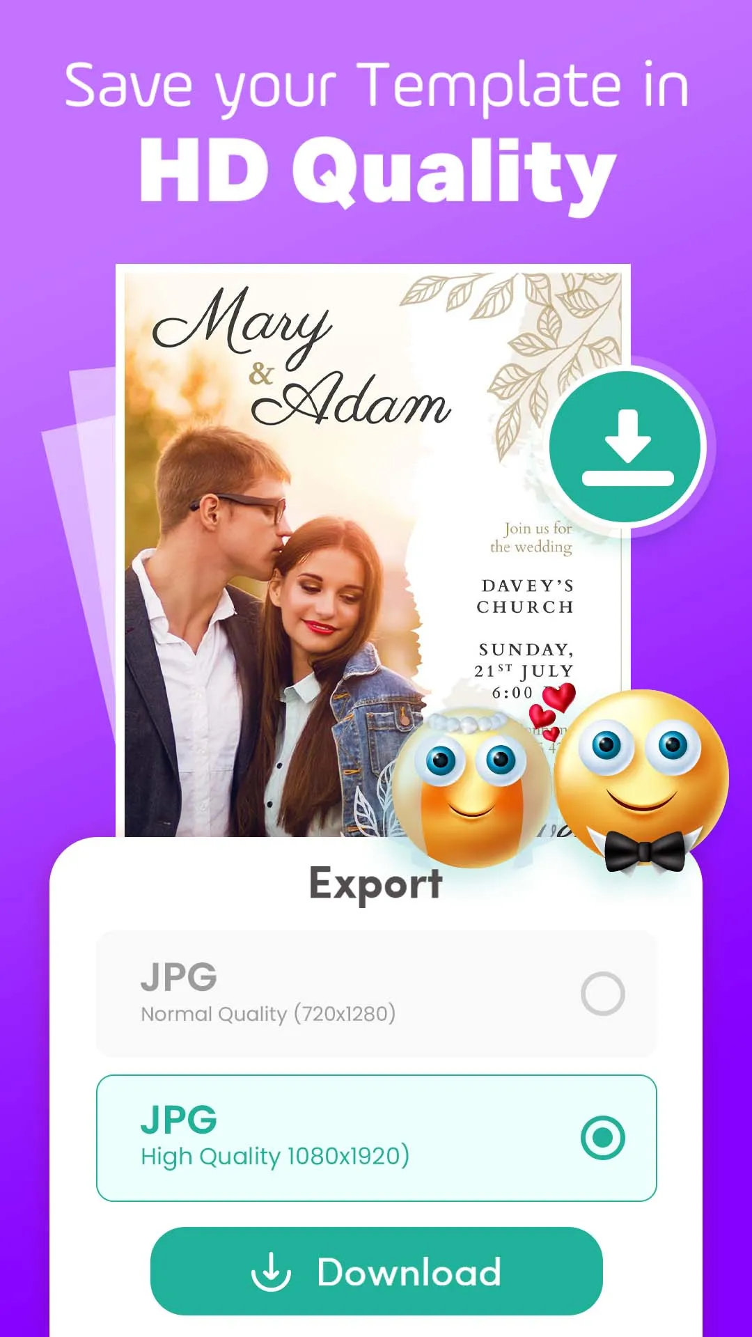 Invitation Card Maker & Invite | Indus Appstore | Screenshot