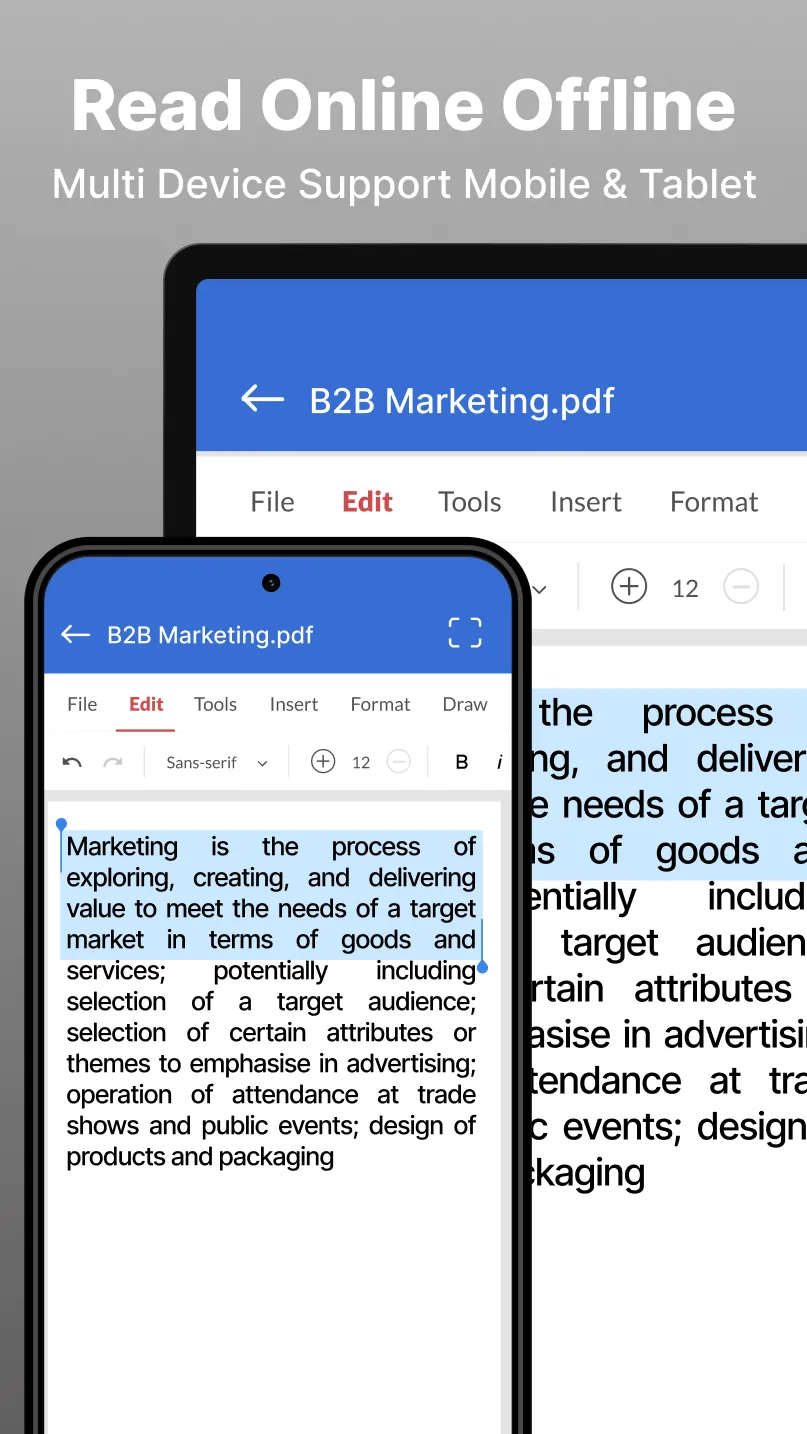 Docx Editor - Word, PDF, XLSX | Indus Appstore | Screenshot