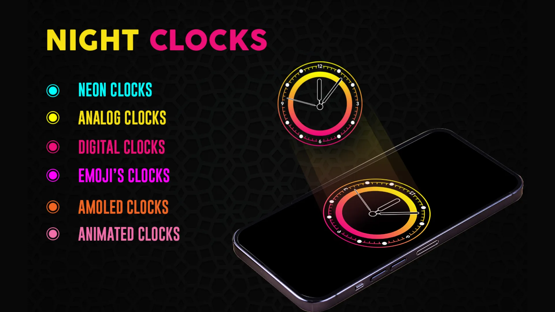 Nightstand Clock - Always ON | Indus Appstore | Screenshot