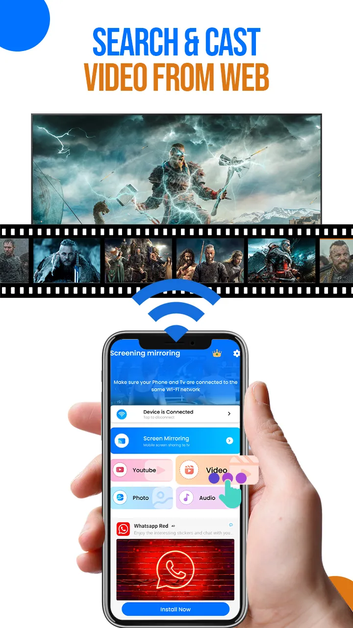 Screen Mirroring - Cast to TV | Indus Appstore | Screenshot