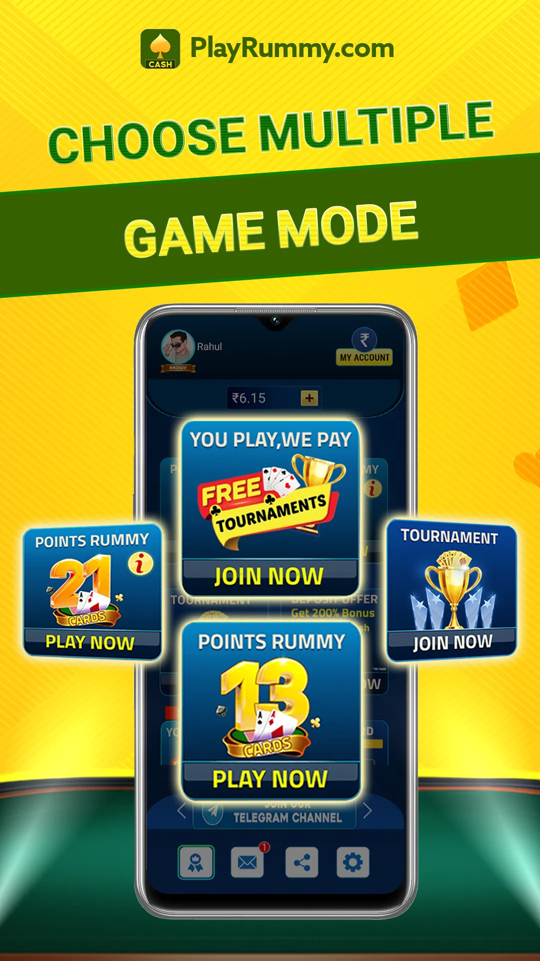 PlayRummy: Real Cash Rummy App | Indus Appstore | Screenshot