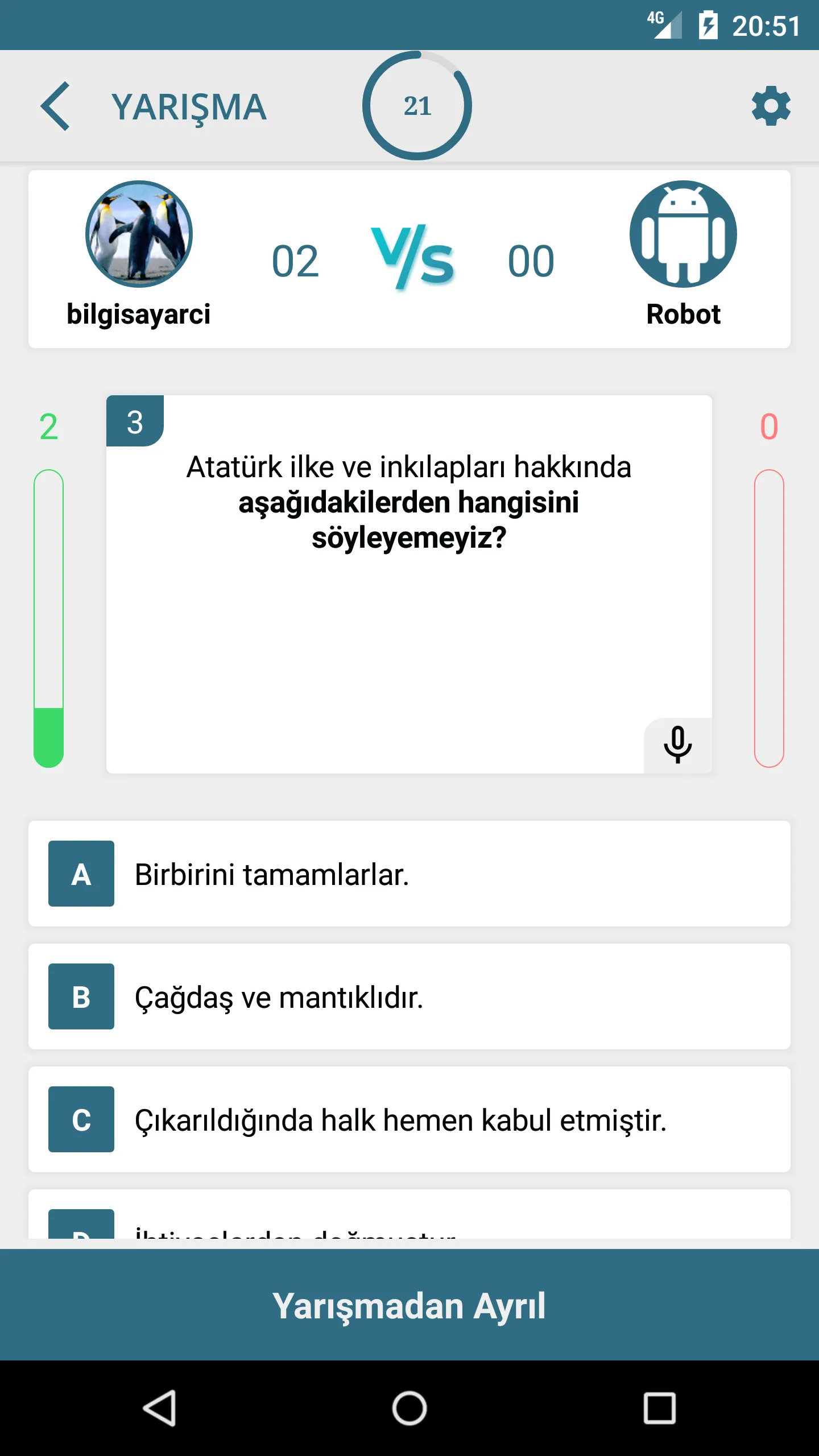 Çocuk Bilgi Yarışması Soruları | Indus Appstore | Screenshot