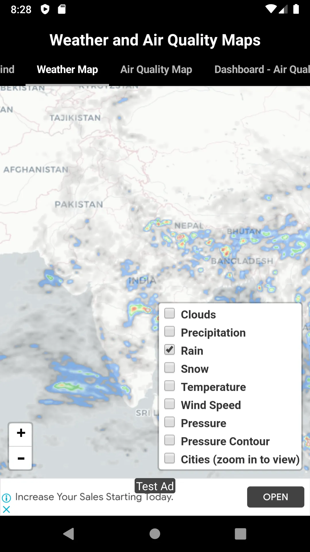 Weather and Air Quality Maps | Indus Appstore | Screenshot