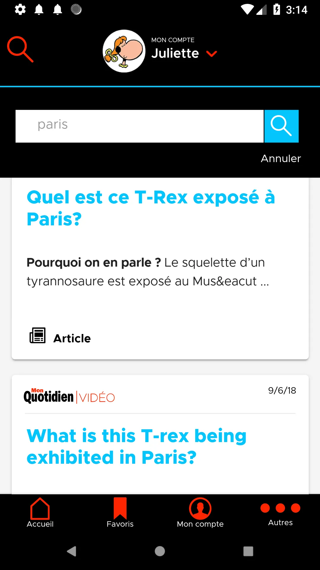 Mon Quotidien Vidéo | Indus Appstore | Screenshot