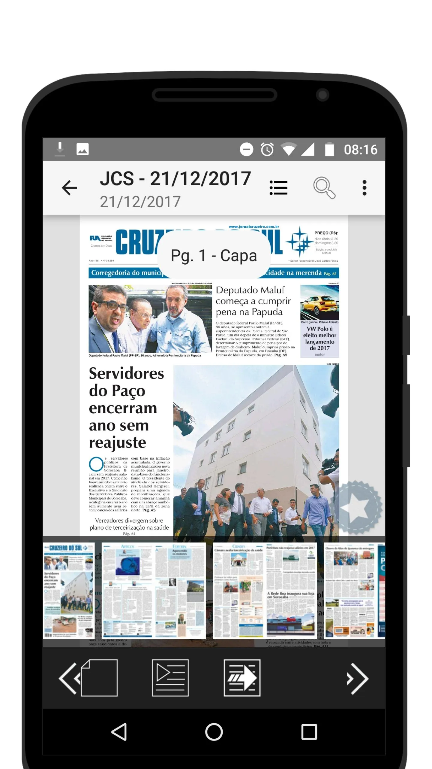 Jornal Cruzeiro do Sul Digital | Indus Appstore | Screenshot