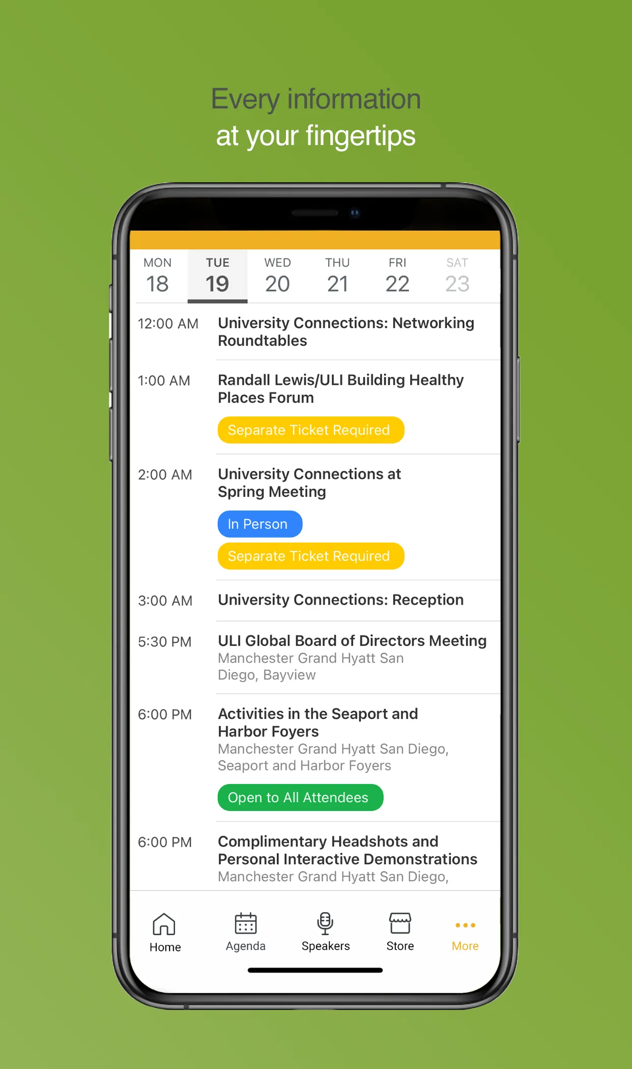 ULI Events | Indus Appstore | Screenshot