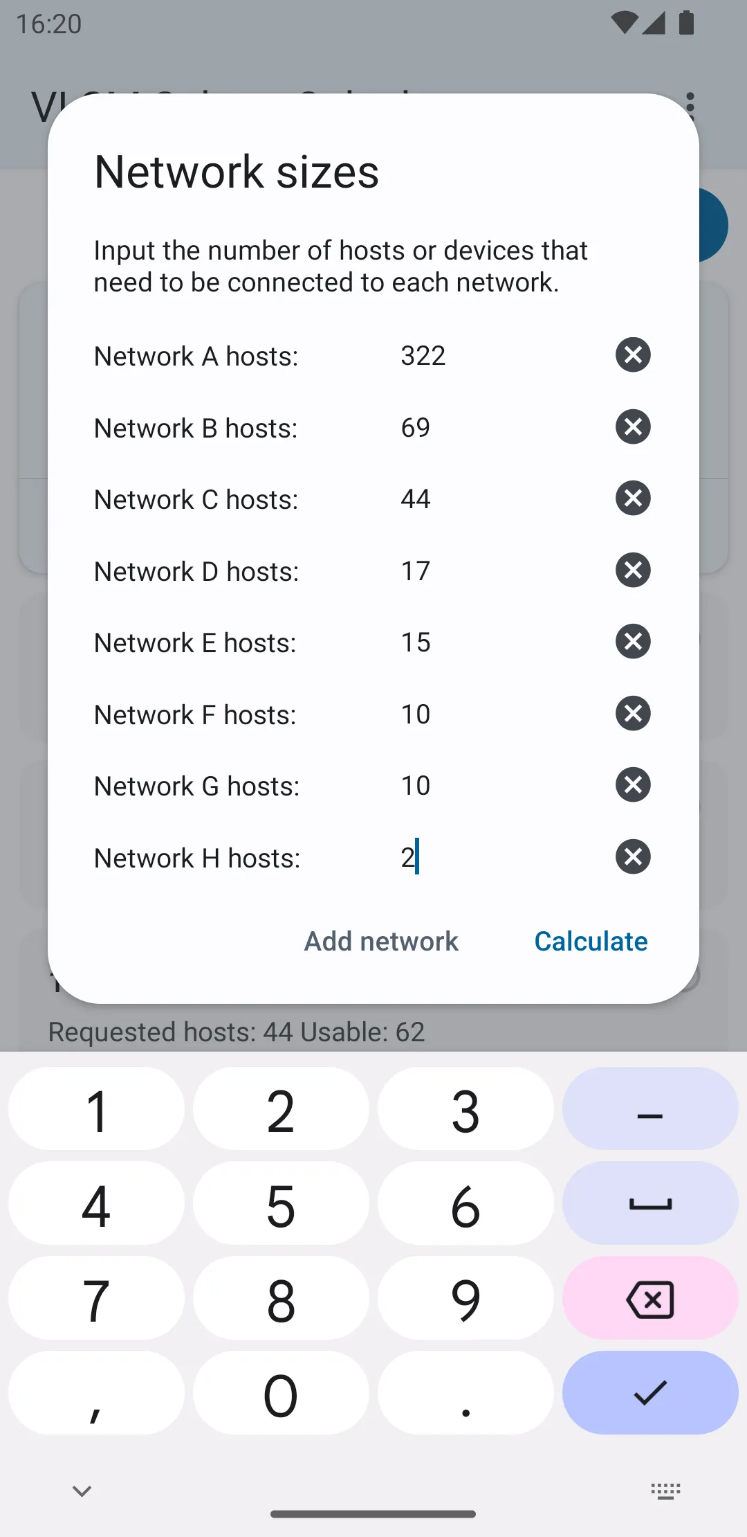 VLSM / CIDR Subnet Calculator | Indus Appstore | Screenshot