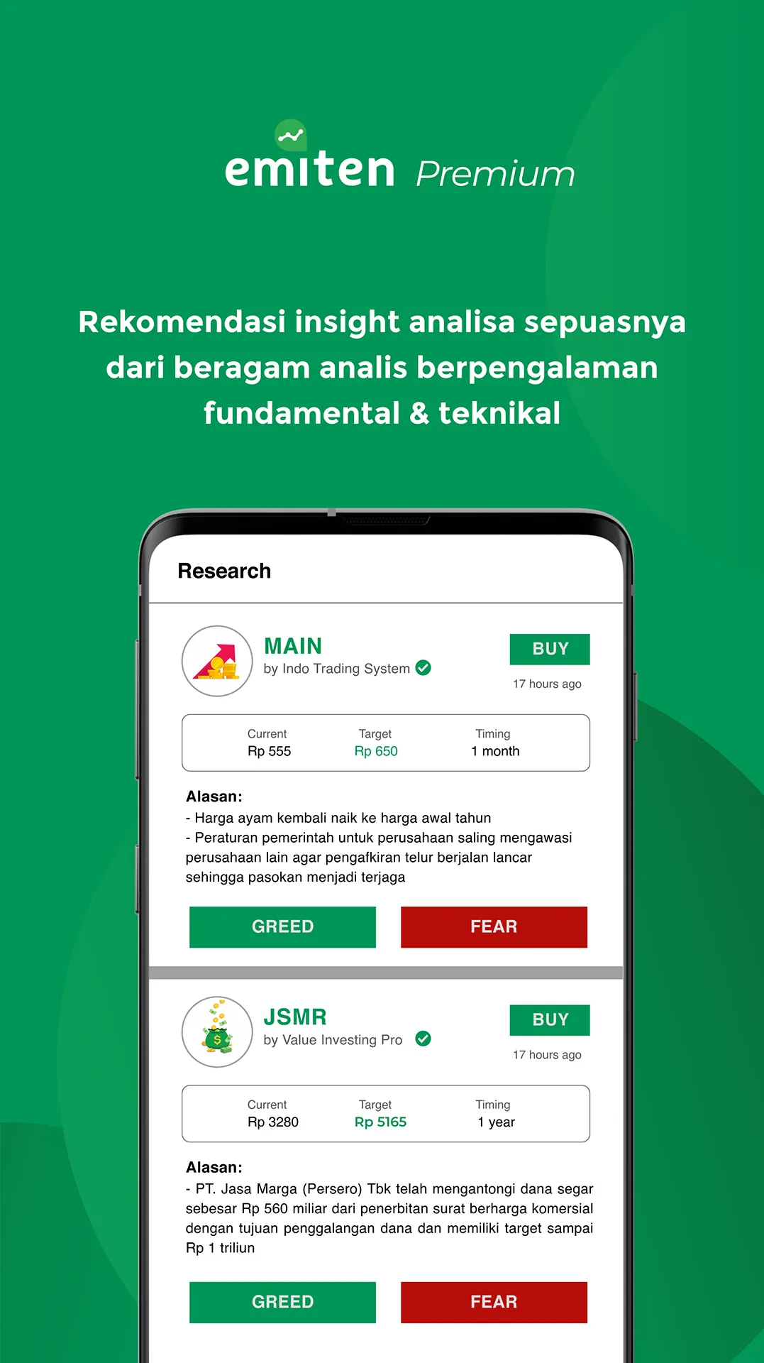 Riset Analisa Strategi Saham | Indus Appstore | Screenshot