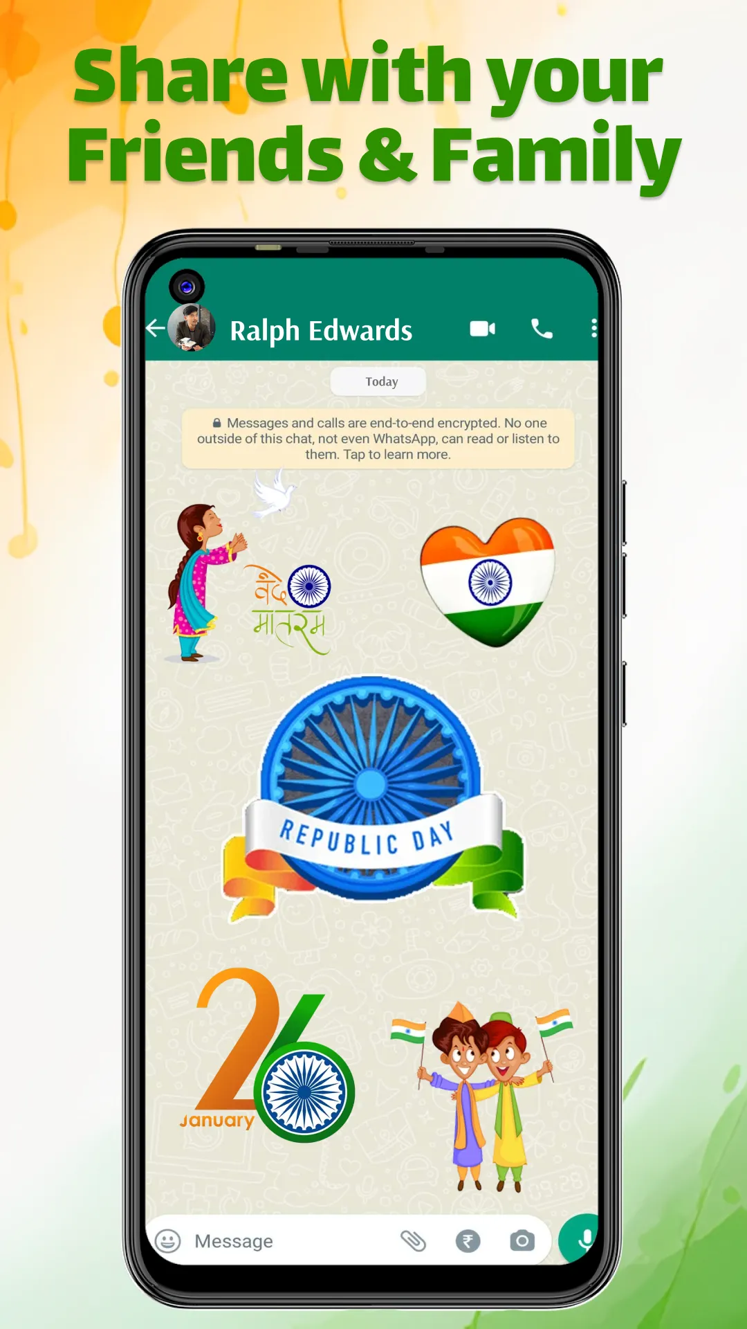 Republic day Stickers | Indus Appstore | Screenshot