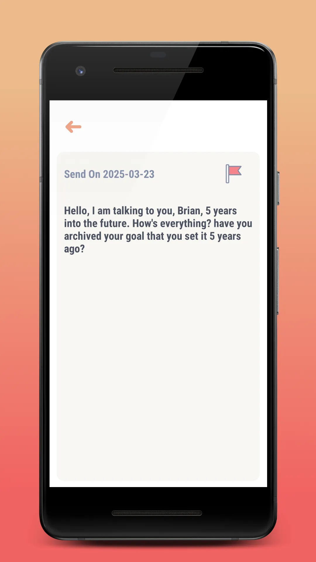 After Time - Write a Letter to | Indus Appstore | Screenshot