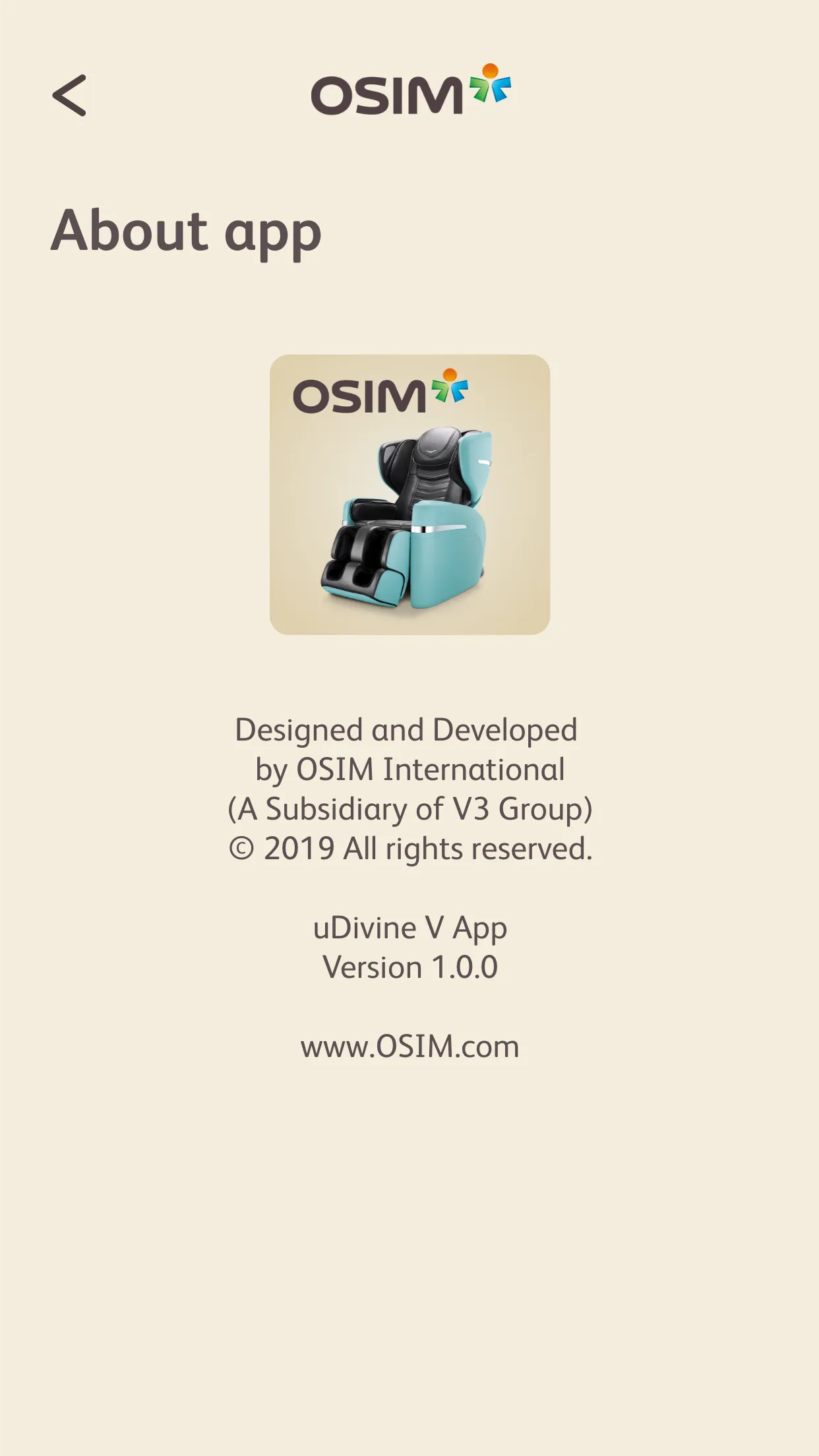 OSIM uDivine V | Indus Appstore | Screenshot