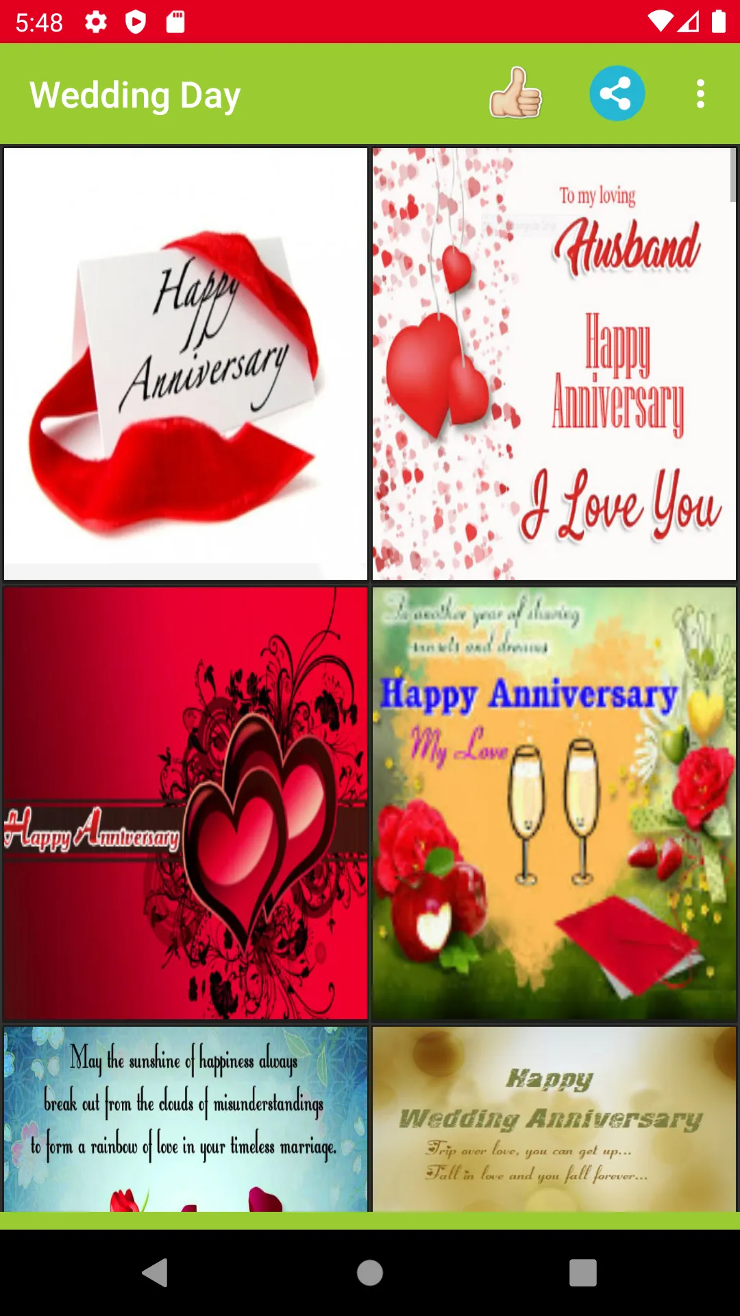 Happy Wedding Anniversary Wish | Indus Appstore | Screenshot