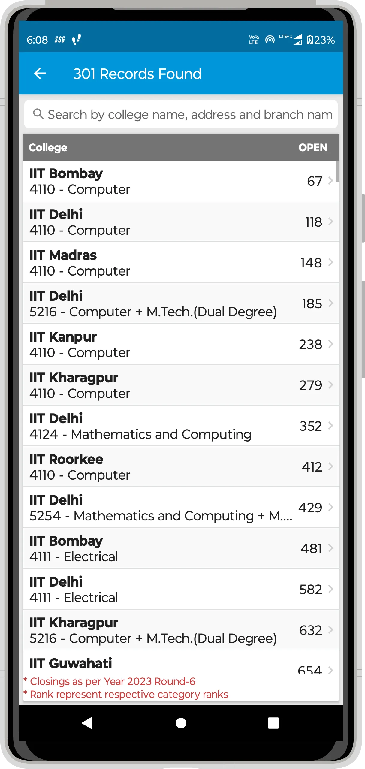 JEE Admission Information | Indus Appstore | Screenshot