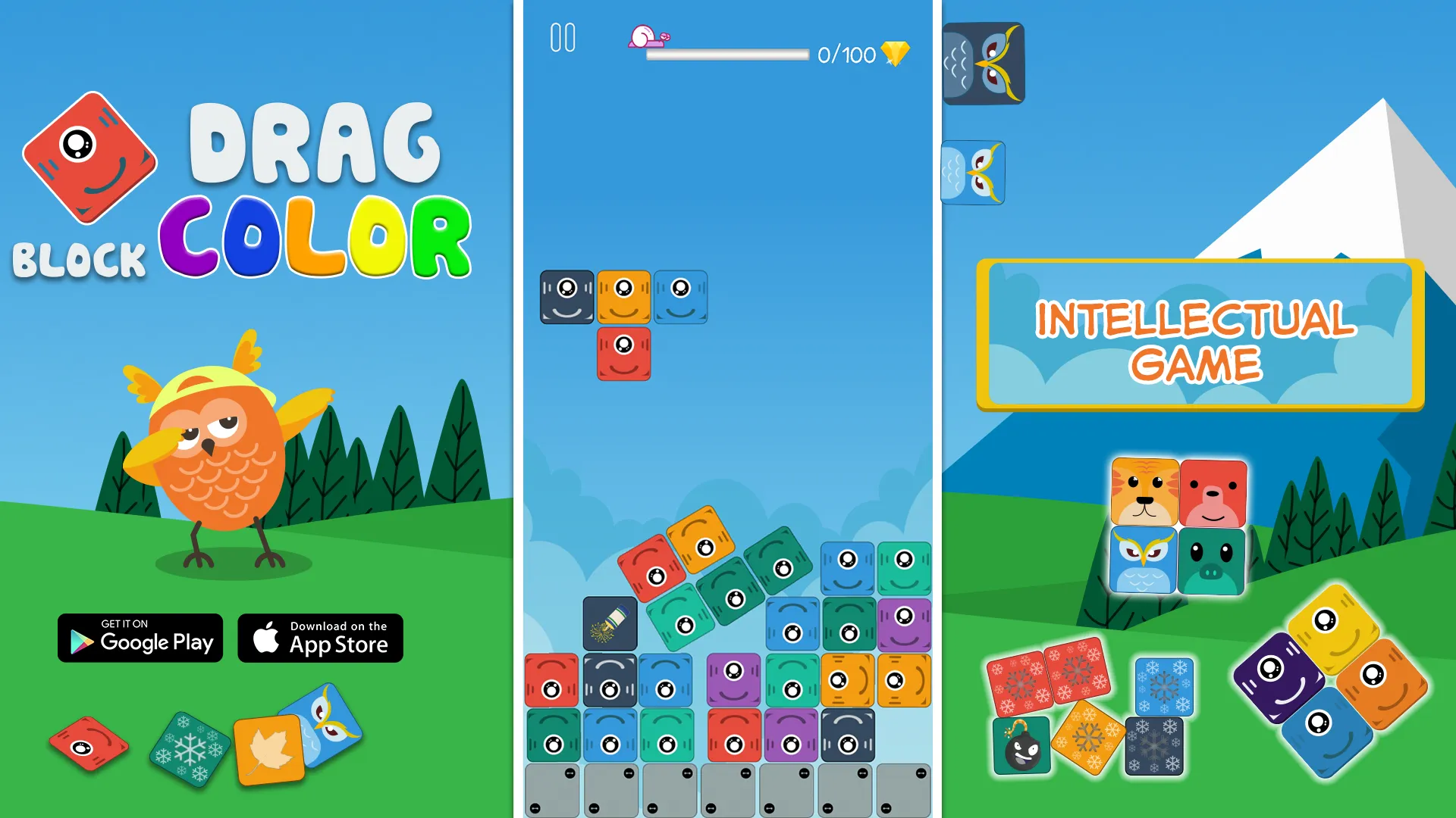 Drag Block Color : Puzzle Game | Indus Appstore | Screenshot