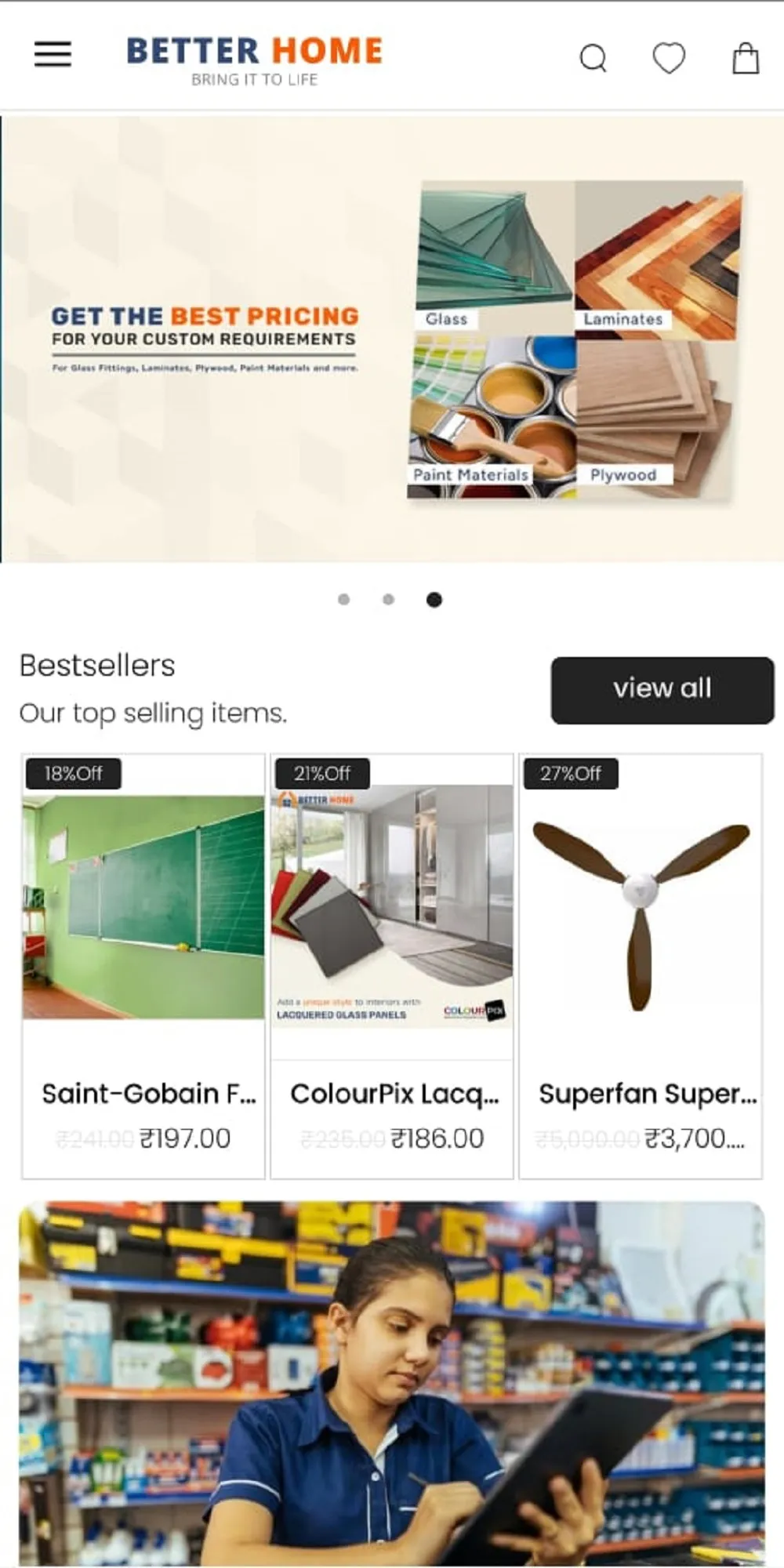 Better Home: Building Material | Indus Appstore | Screenshot