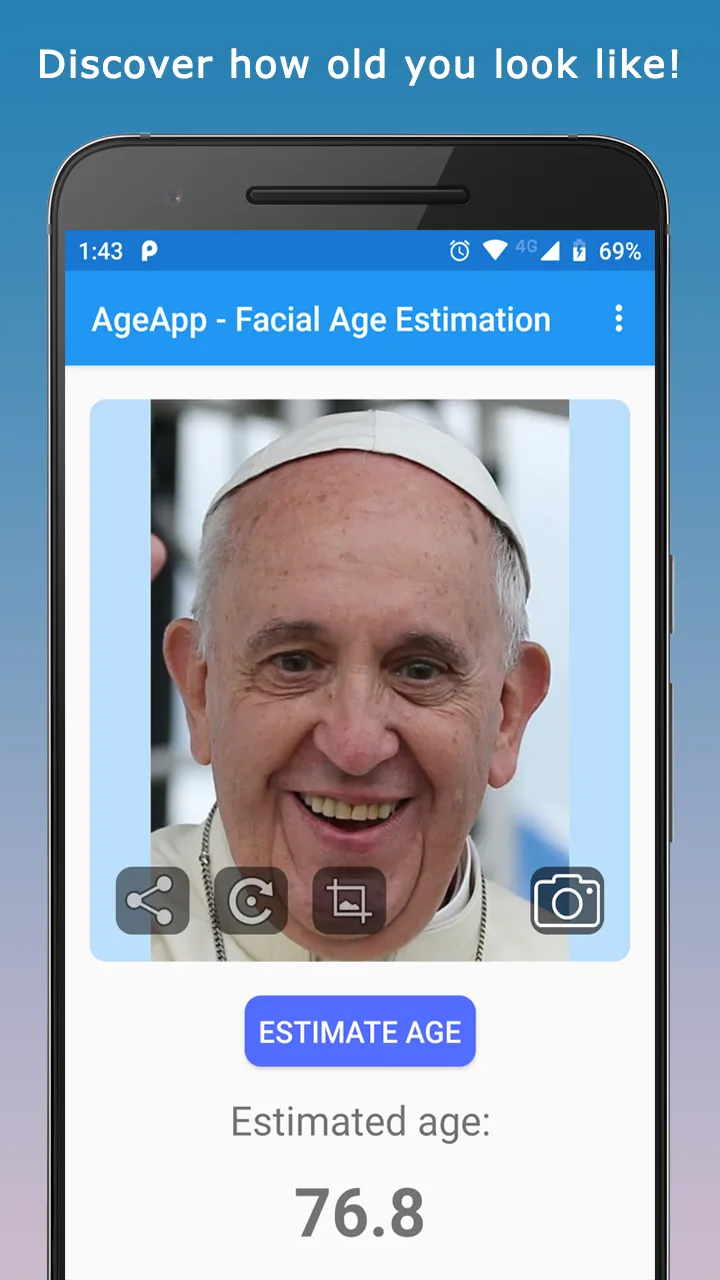 AgeScan - Facial Age Predictor | Indus Appstore | Screenshot