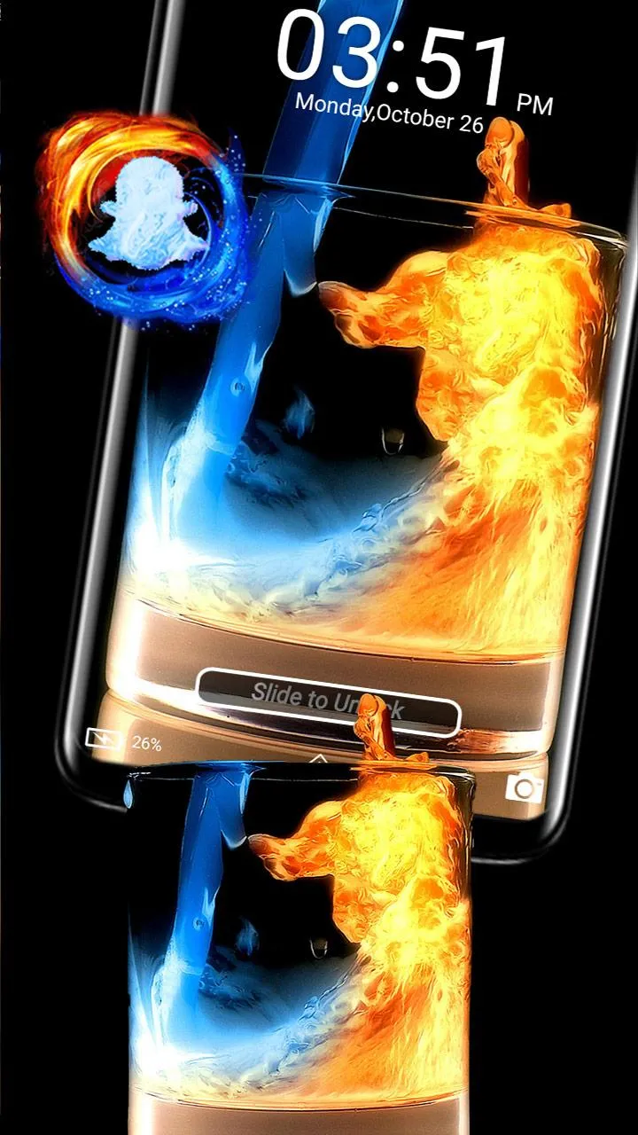 Fire & Ice Theme Launcher | Indus Appstore | Screenshot