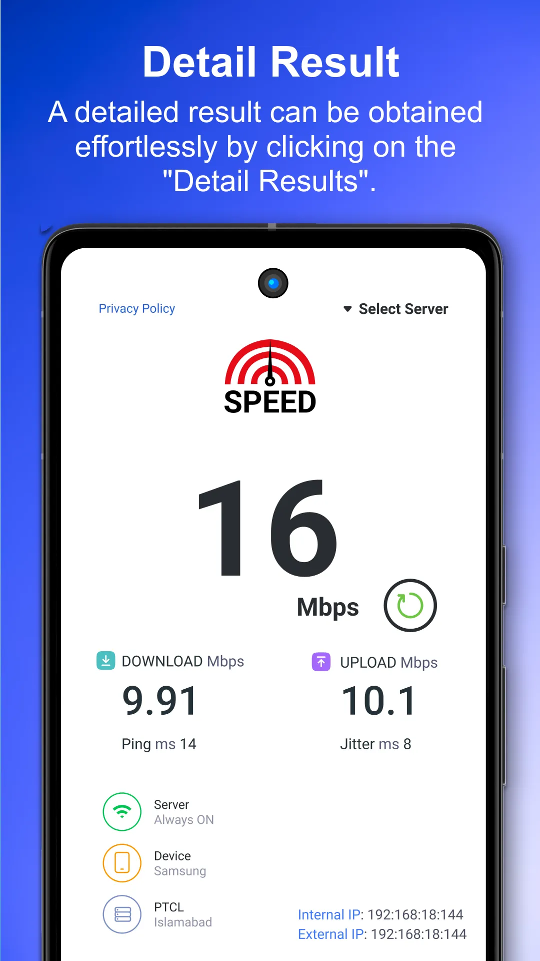 Speedtest: Internet Speed Test | Indus Appstore | Screenshot