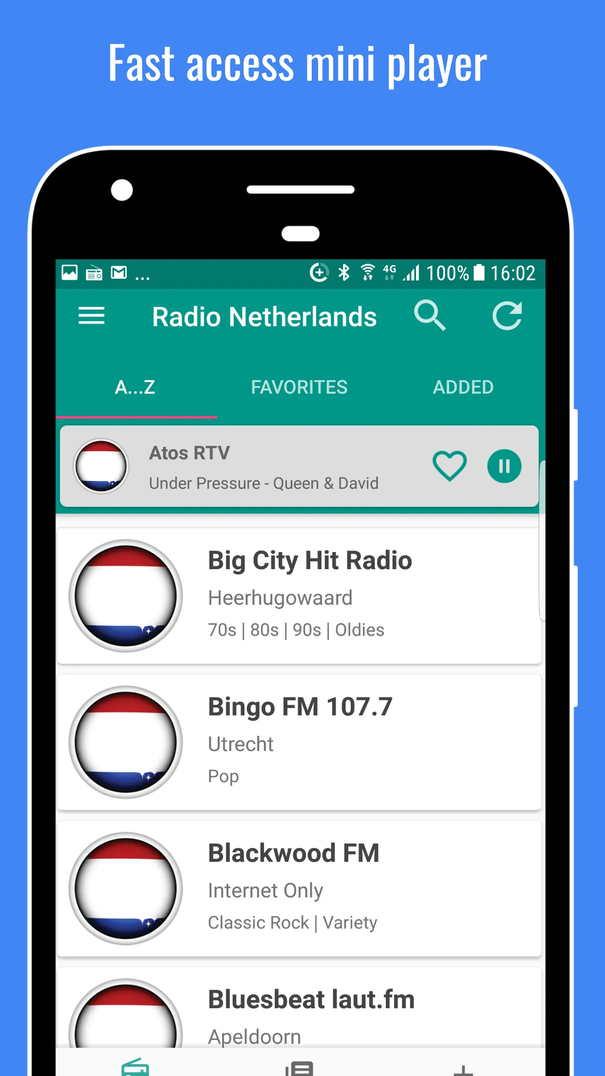 Radio Netherlands | Indus Appstore | Screenshot