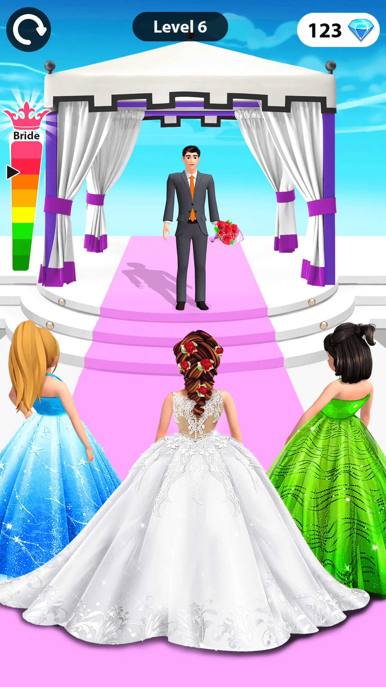 Bride Race: Makeup, Dress up | Indus Appstore | Screenshot